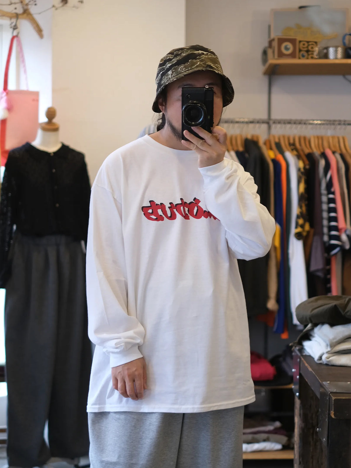 O.K. "EXODUB L/S TEE(2colors)"