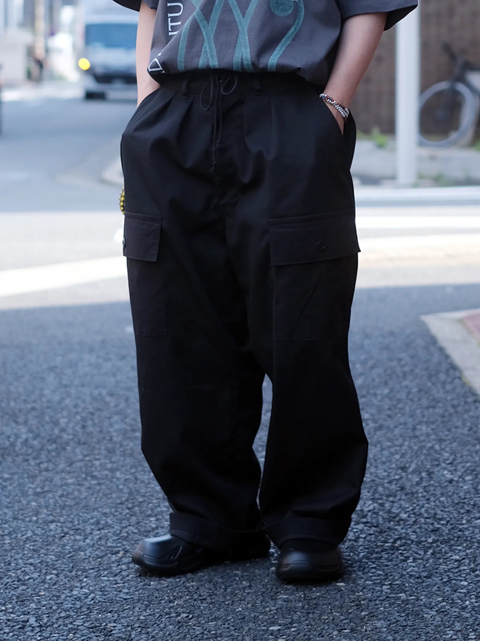 ARTE POVERA "Portex Punch 2-pleat Pants"