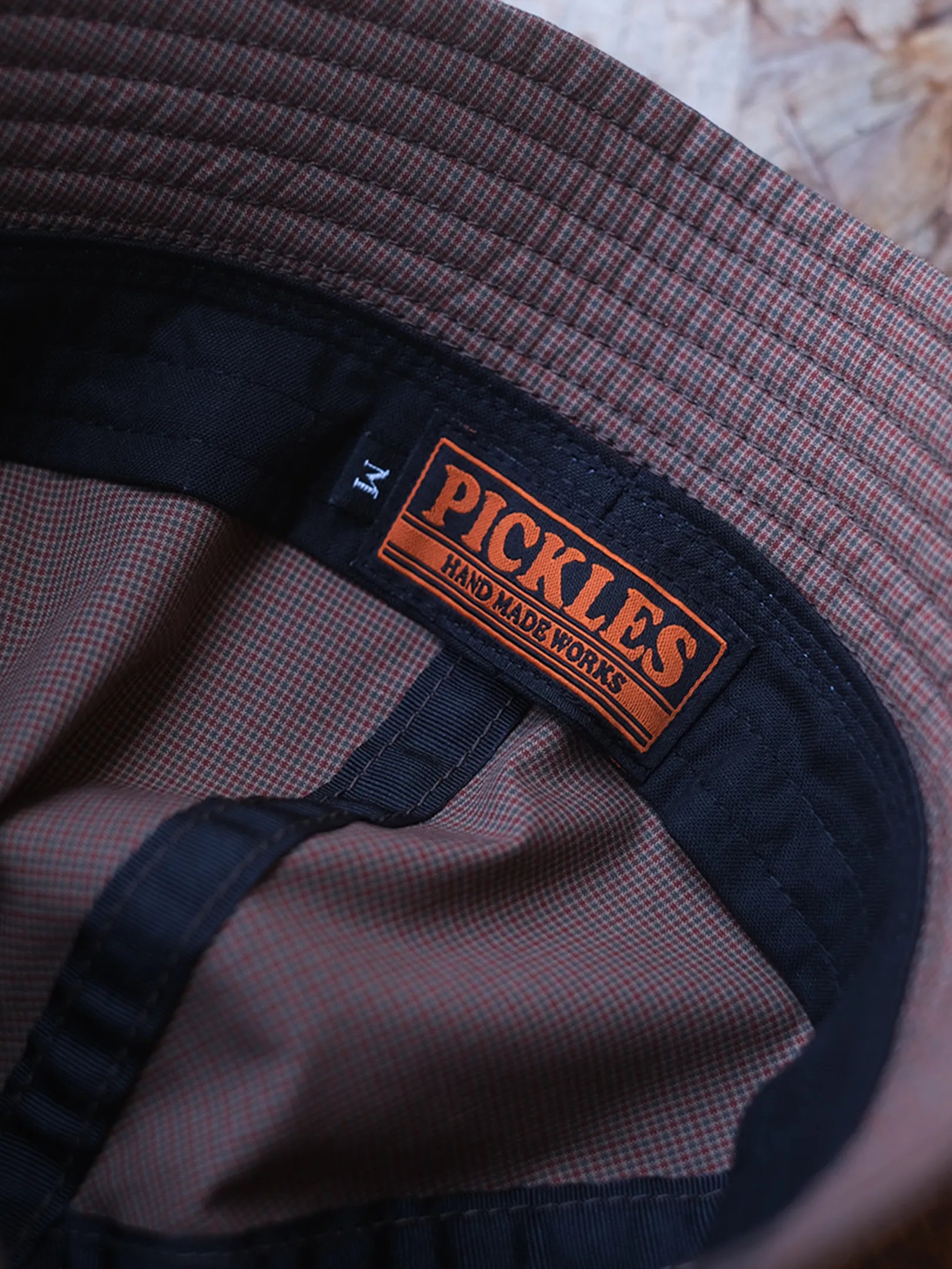 PICKLES "BALL SHORTER HAT-check-"(2colors)