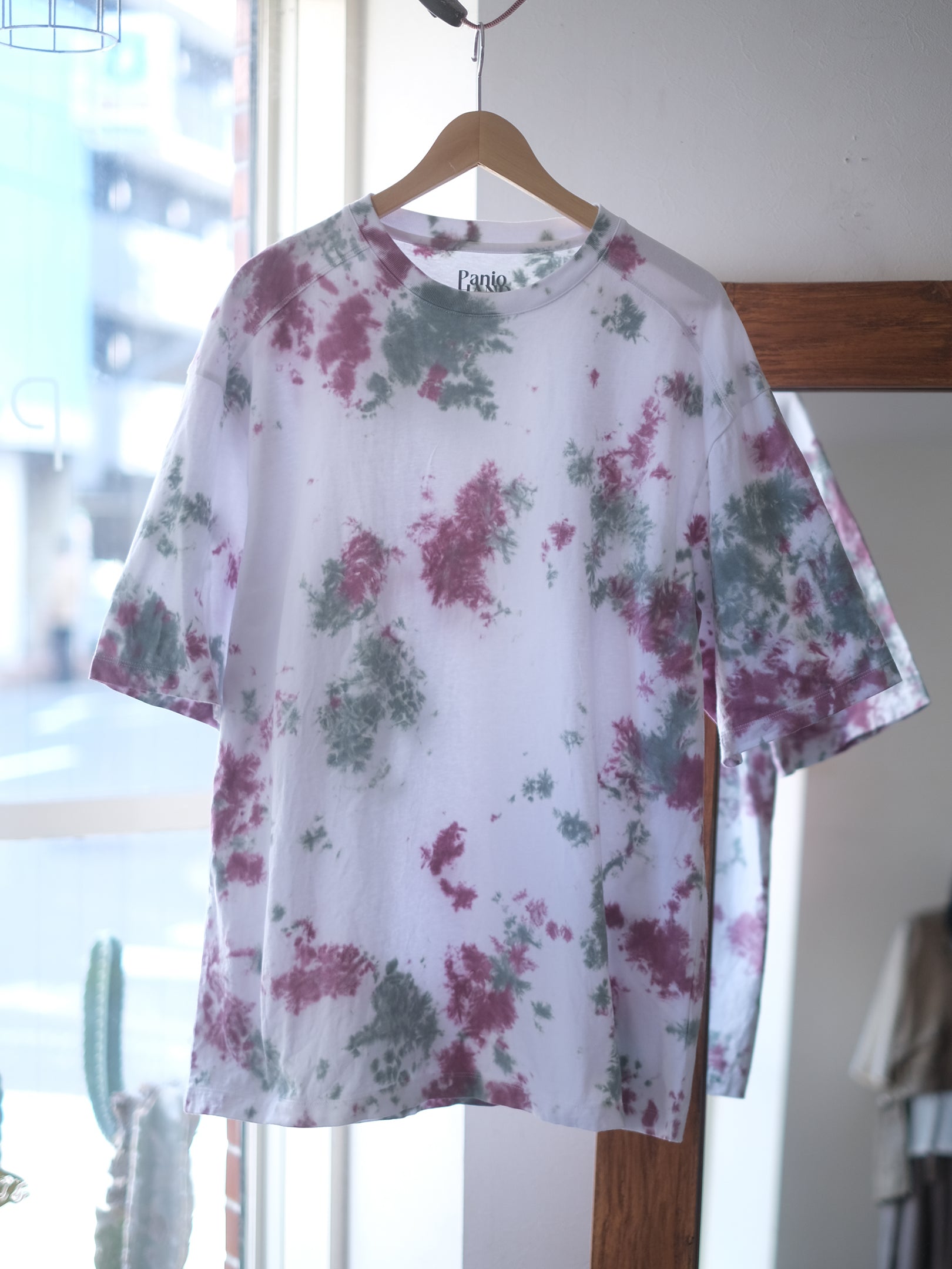 Panio 　"RELAX S/S Tee-HAND DYED(b)"