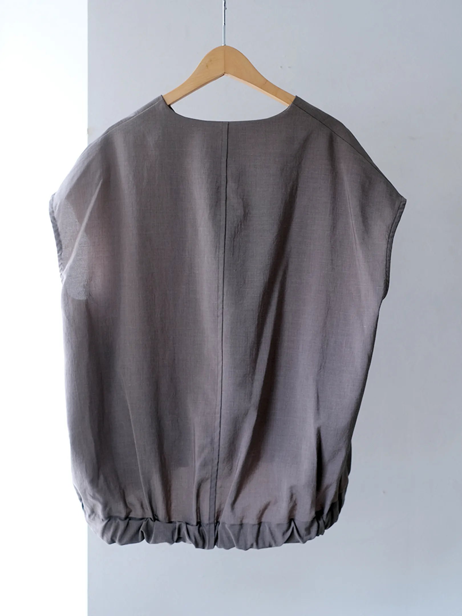 manon "TAFFETA OVER VEST"(2colors)