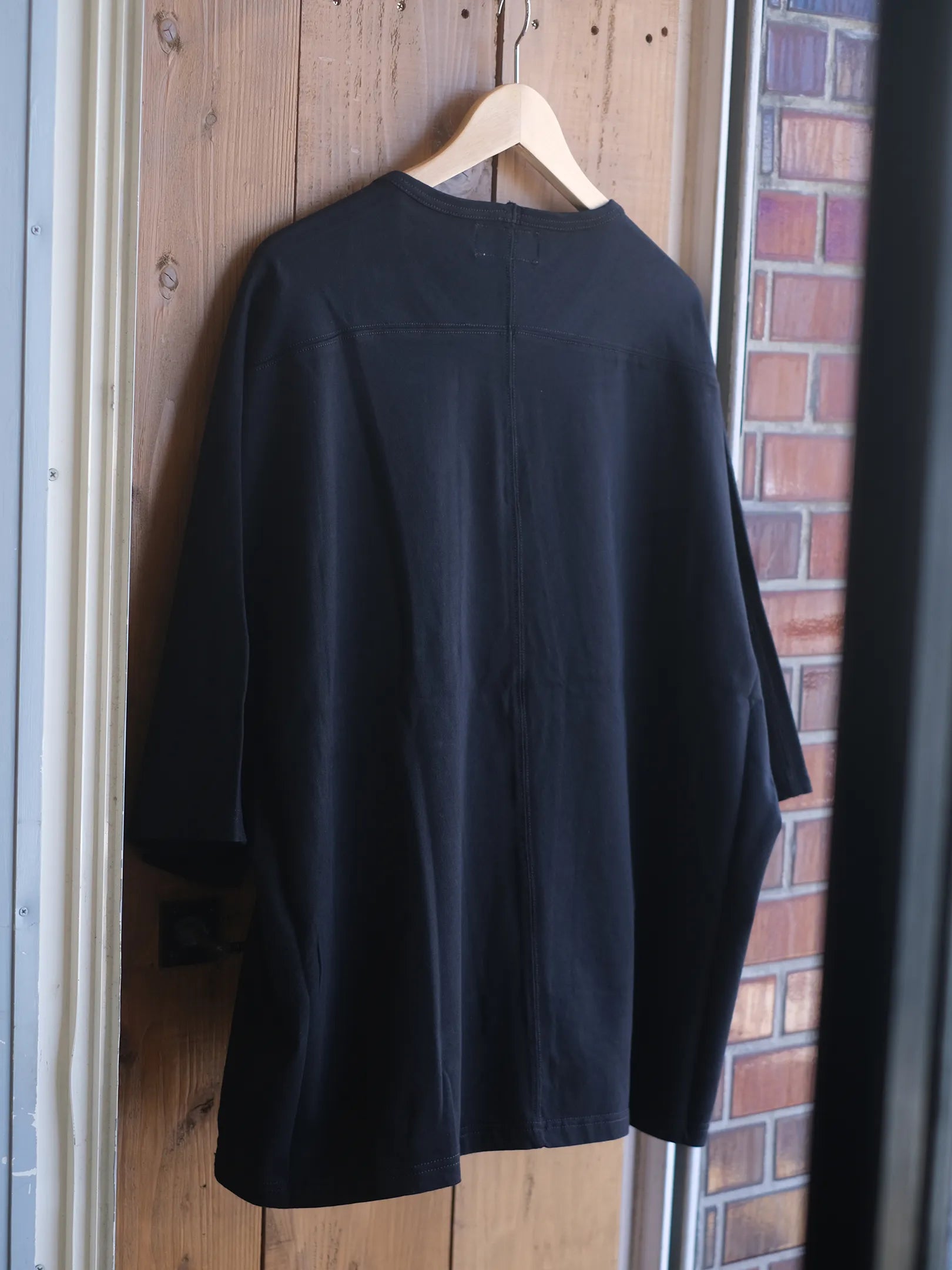 UNFRM "COTTON KNIT MESH RELAXED DOLMAN 6/10 PULLOVER(2colors)"