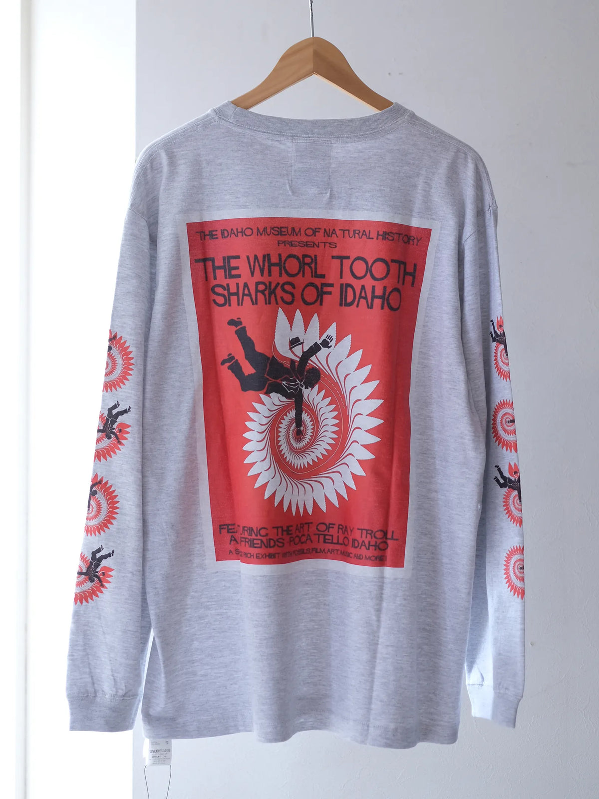 RAY TROLL "Helicoprion Vertigo Homage L/S T-Shirt(2colors)"