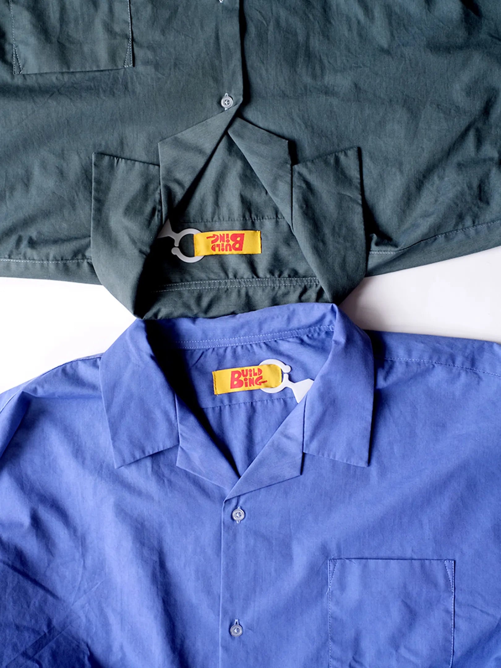 BULIDING "SCHOOL UNIFORM SHIRTS LS(2colors)"