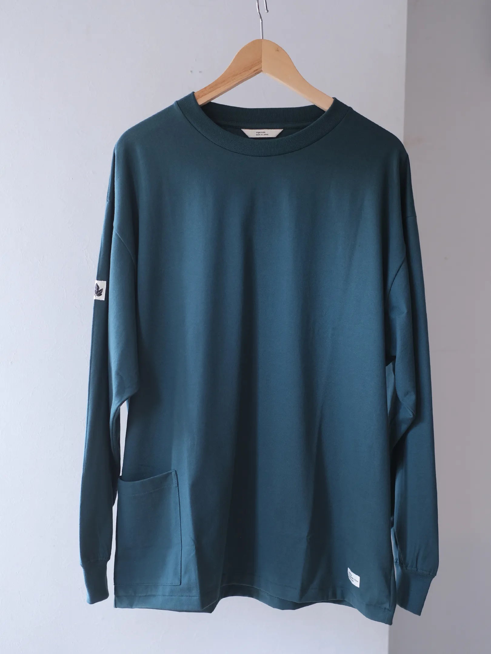 organicsta  "ORGANIC COTTON CHILL POCKET LONG TEE(2colors)"