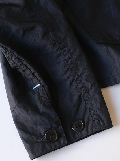 POST O'ALLS "#1104-CTB Stoker's Jacket : crinkle nylon taffeta black"