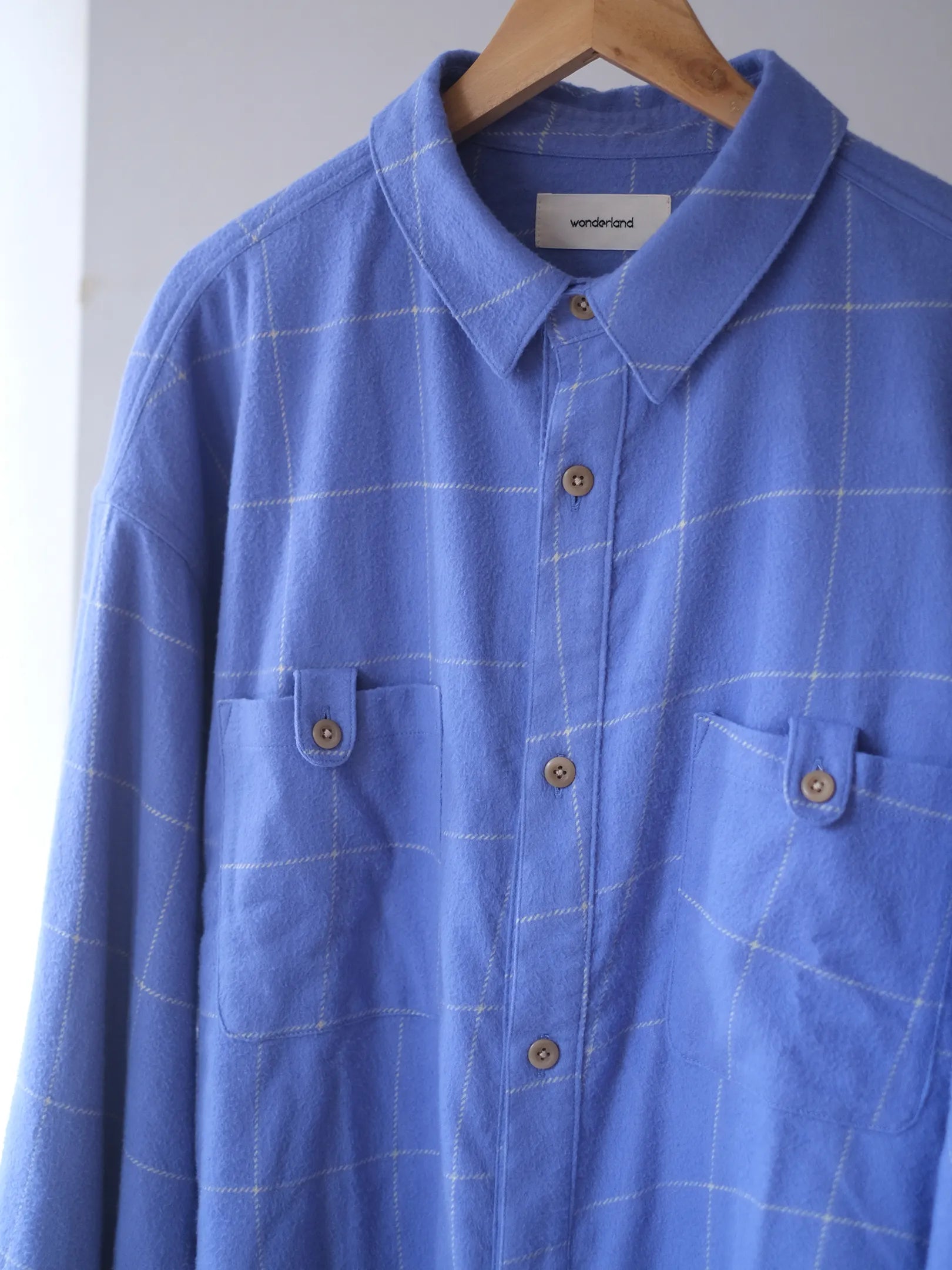 wonderland  "Broken Check Shirt"