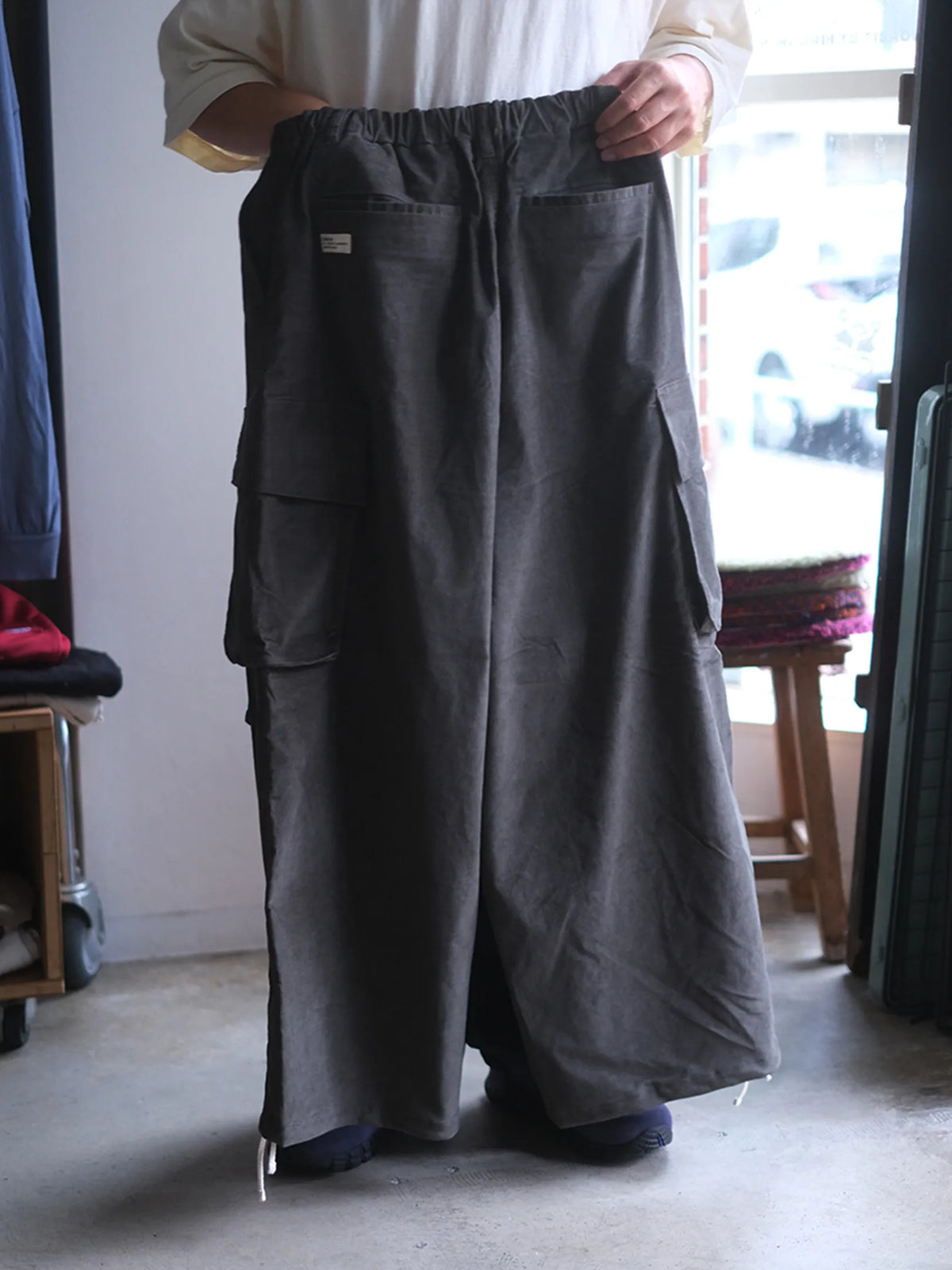 organicsta  "ORGANIC COTTON VELVETEEN CARGO PANTS(2colors)"