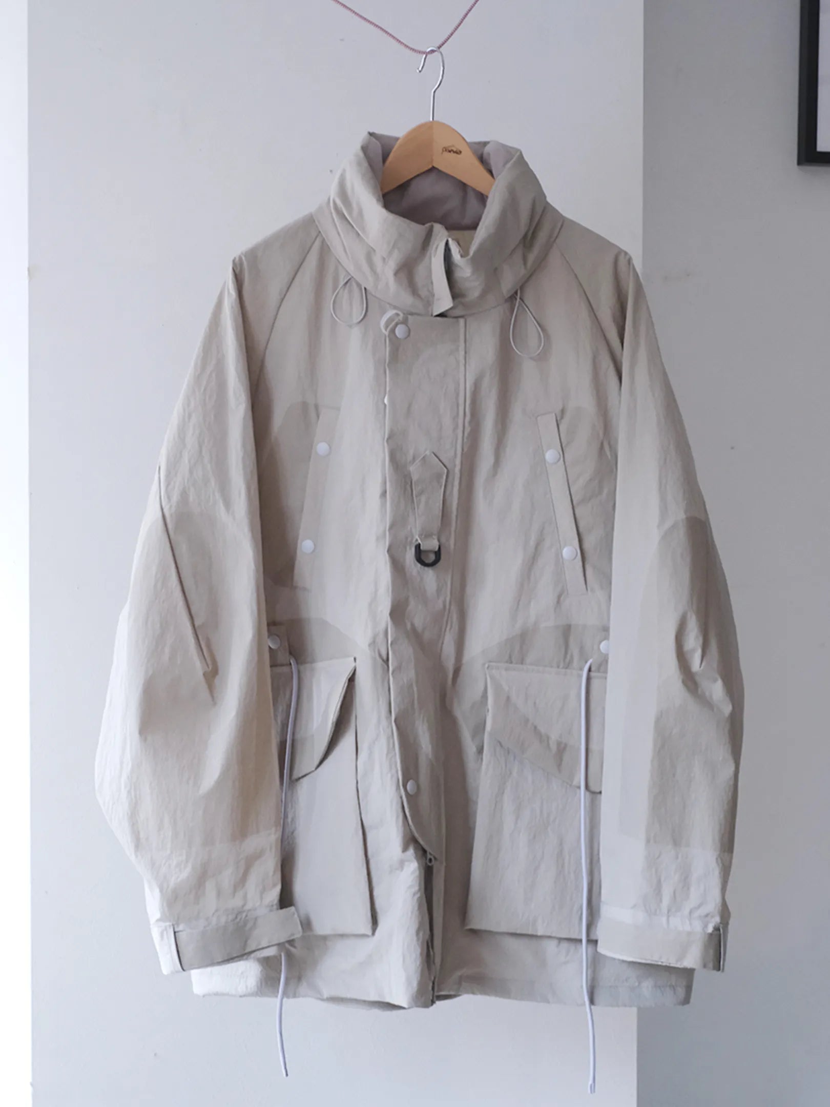 norbit by Hiroshi Nozawa "Printed patch mountain parka(GRAY)"