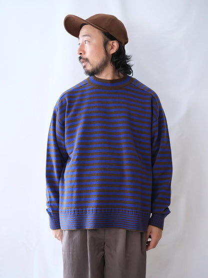 maillot mature "fisherman border sweater(2colors)"