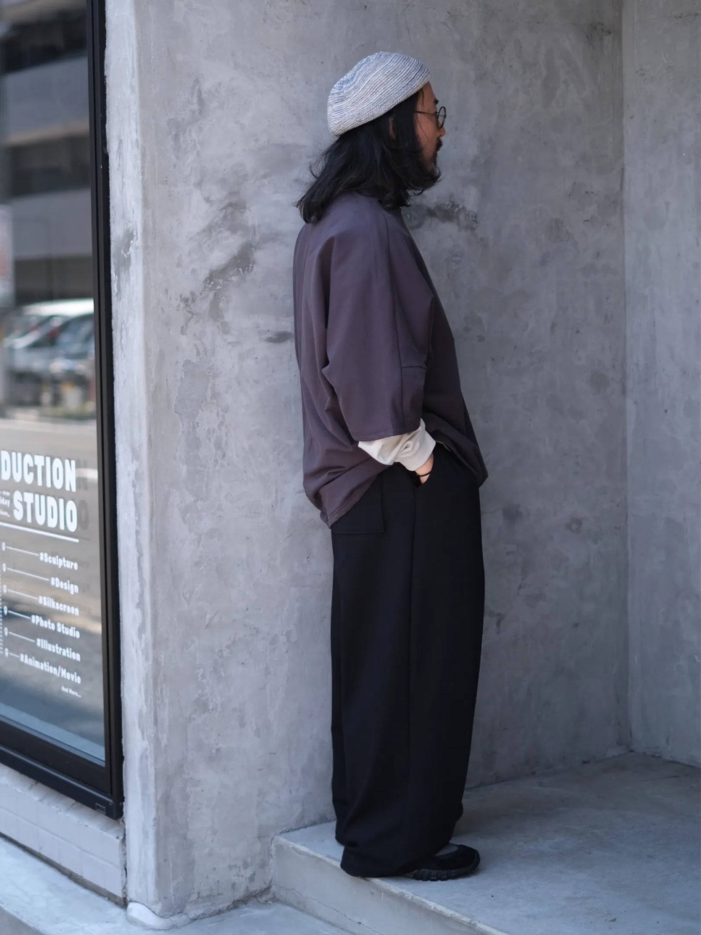UNFRM "STRETCH LIGHT WEIGHT 1/2 DOLMAN SLEEVE SWEATSHIRTS"