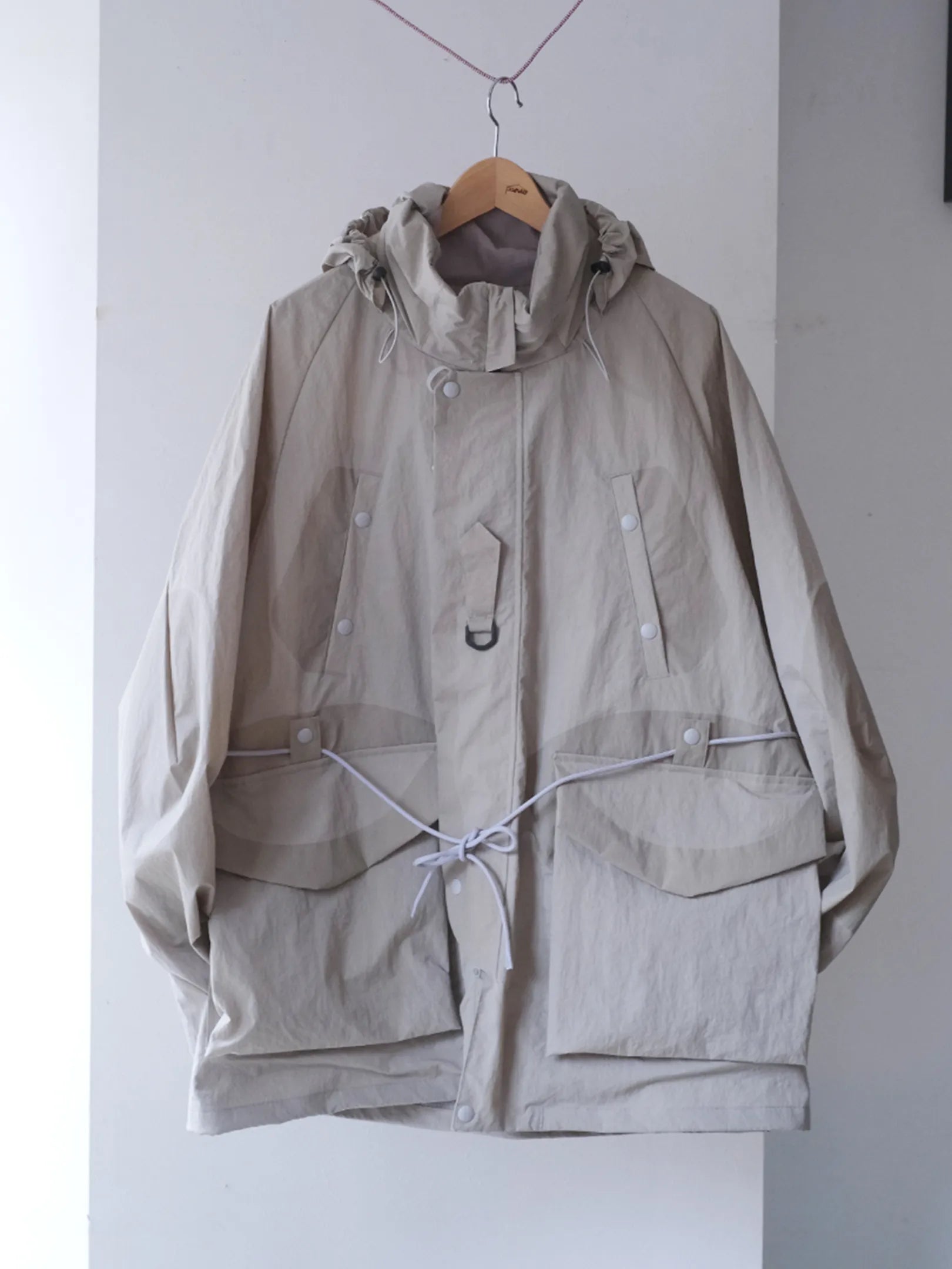 norbit by Hiroshi Nozawa "Printed patch mountain parka(GRAY)"