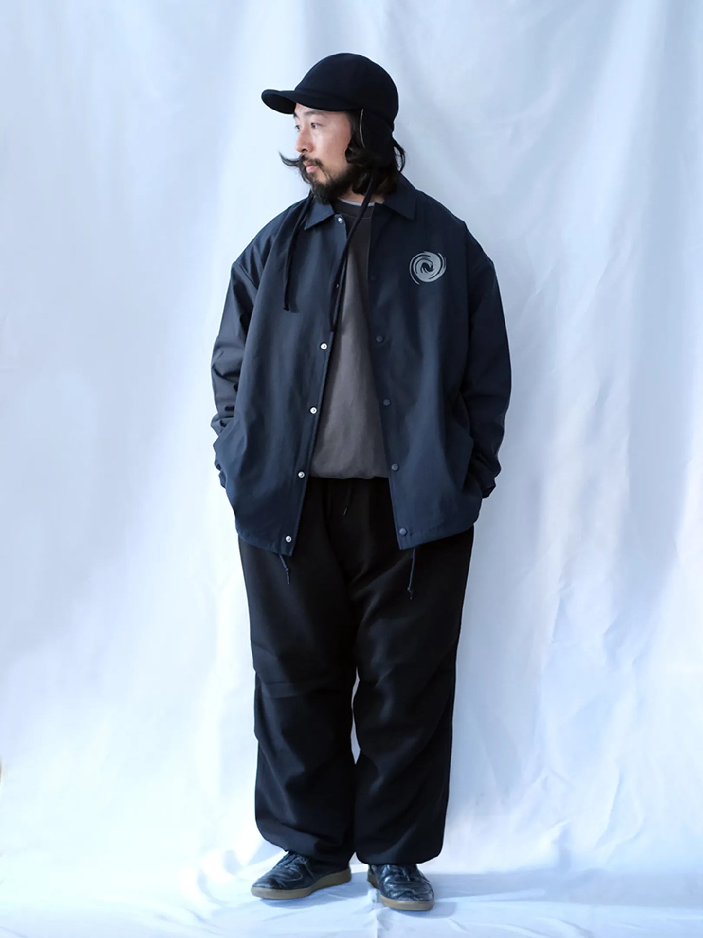 ★受注販売★LOTUSLAND "UZU COACH JACKET(NAVY)"