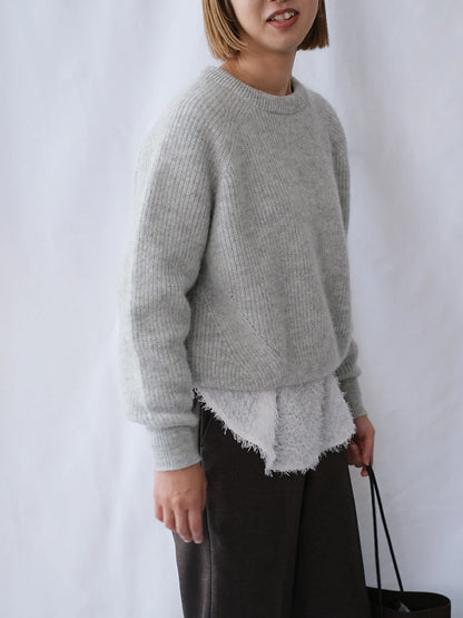 maillot mature "wool rib sweater(3colors)"