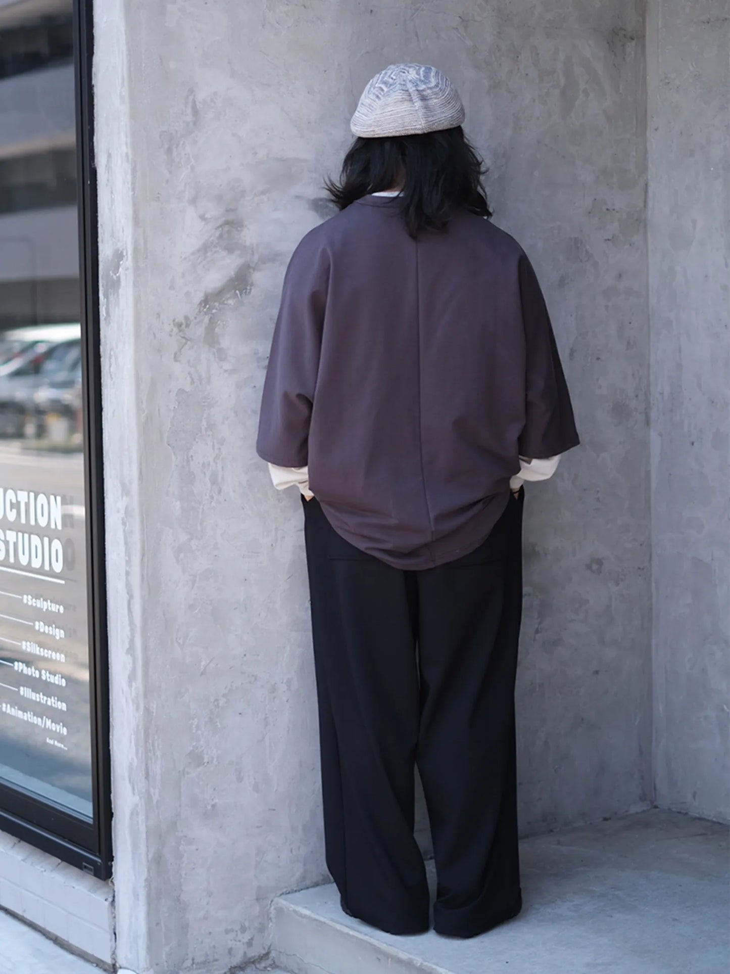 UNFRM "STRETCH LIGHT WEIGHT 1/2 DOLMAN SLEEVE SWEATSHIRTS"