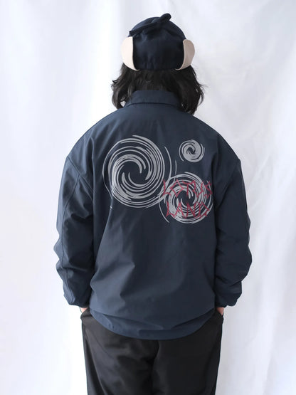 ★受注販売★LOTUSLAND "UZU COACH JACKET(NAVY)"