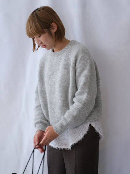 maillot mature "wool rib sweater(3colors)"