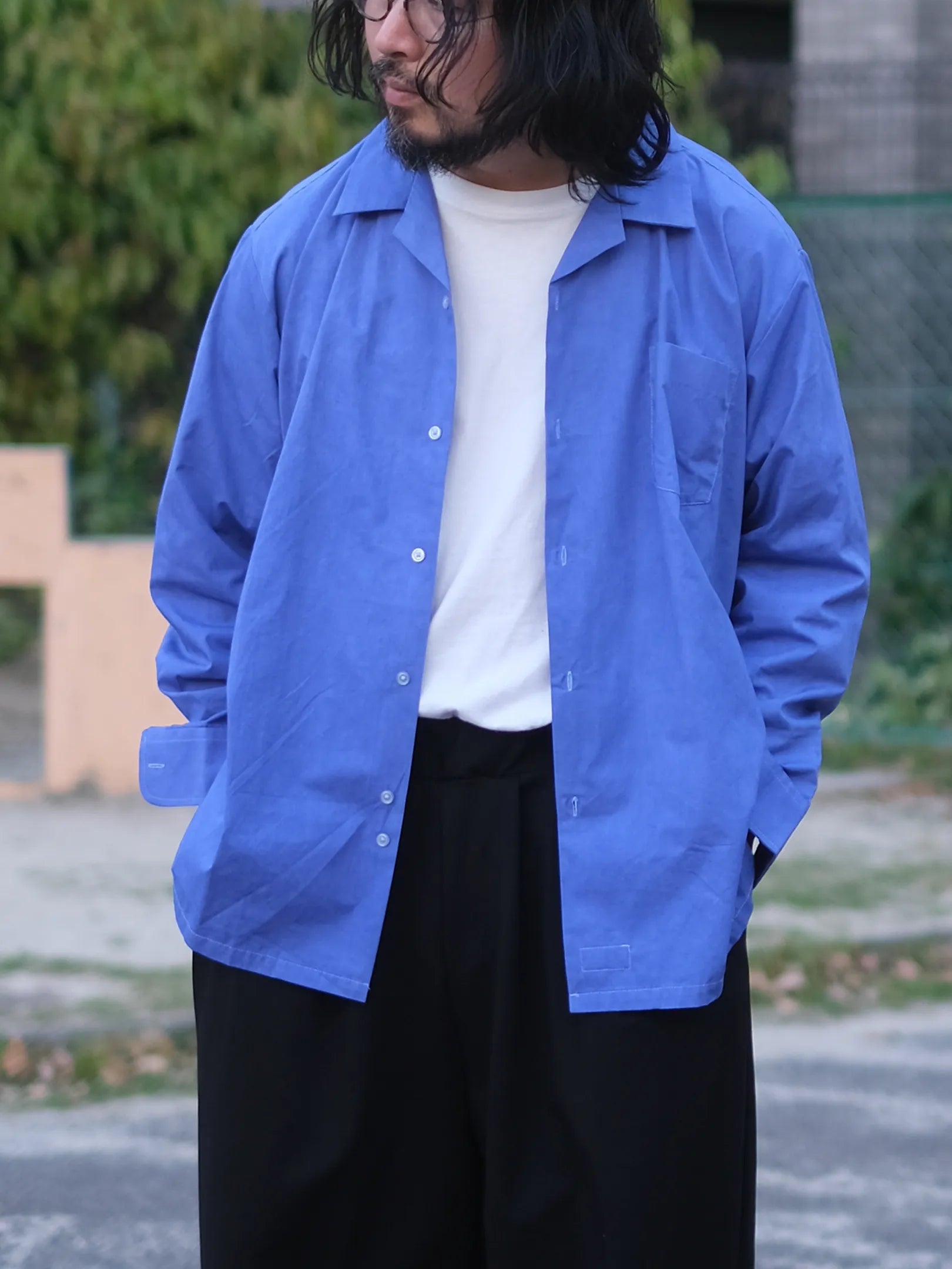 BULIDING "SCHOOL UNIFORM SHIRTS LS(2colors)"