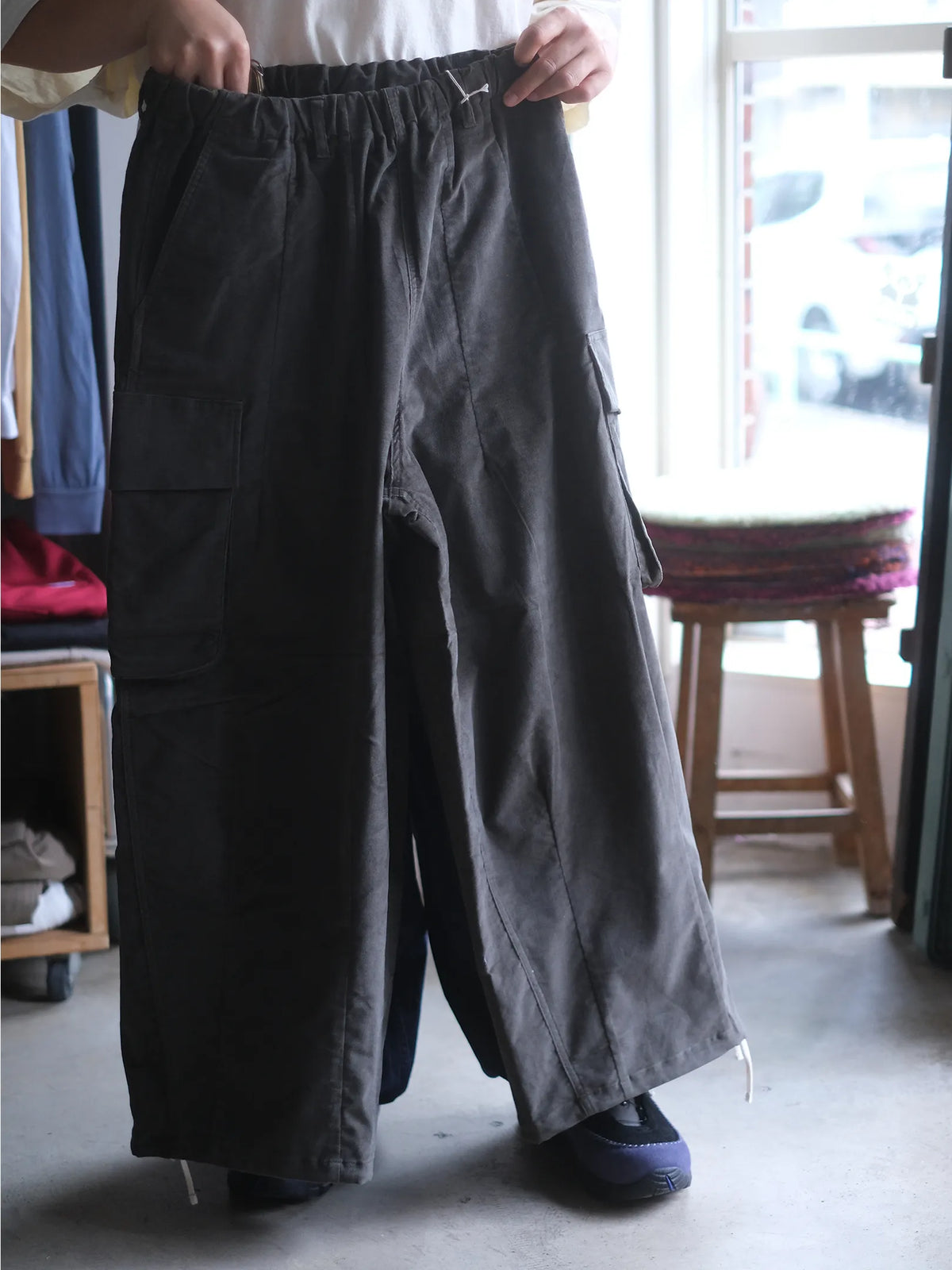 organicsta  "ORGANIC COTTON VELVETEEN CARGO PANTS(2colors)"