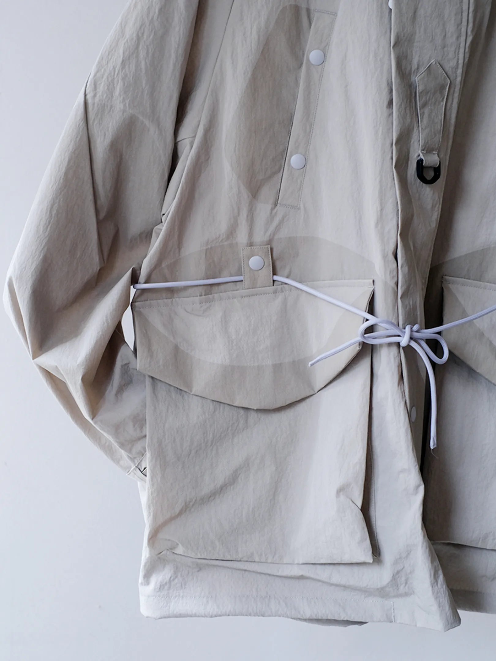 norbit by Hiroshi Nozawa "Printed patch mountain parka(GRAY)"
