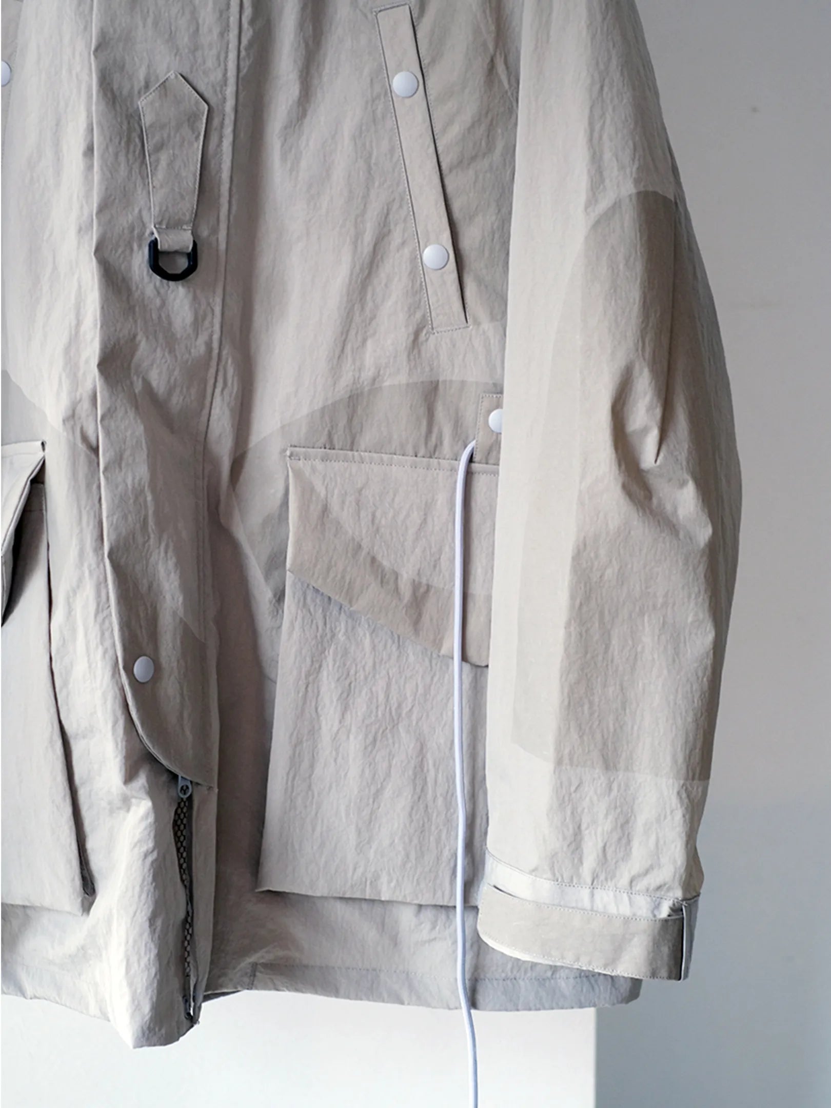 norbit by Hiroshi Nozawa "Printed patch mountain parka(GRAY)"