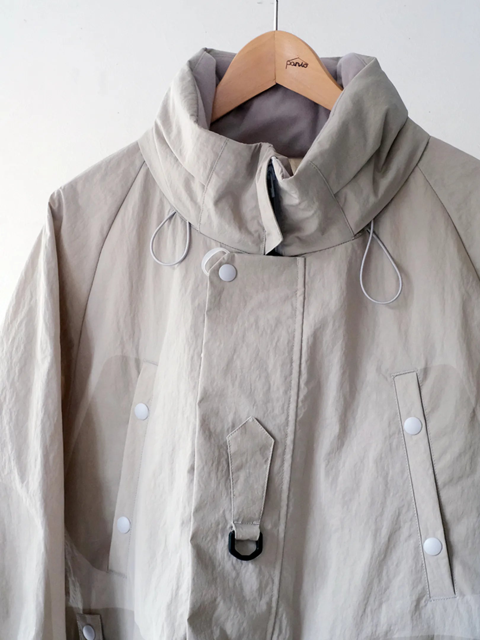 norbit by Hiroshi Nozawa "Printed patch mountain parka(GRAY)"