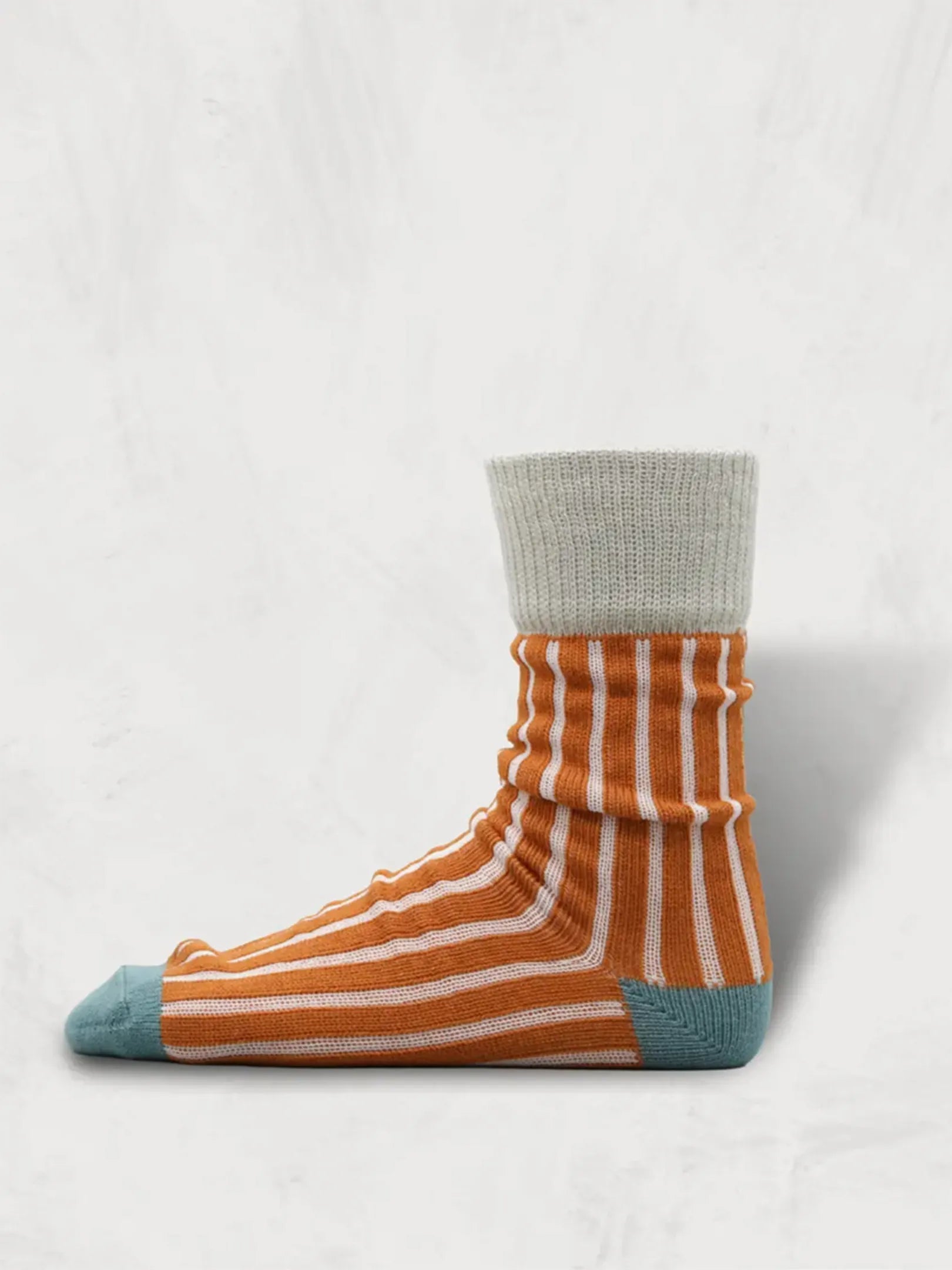 SHOWATABÉ  "Cotton Needle-Out Socks | Stripes(4colors)"