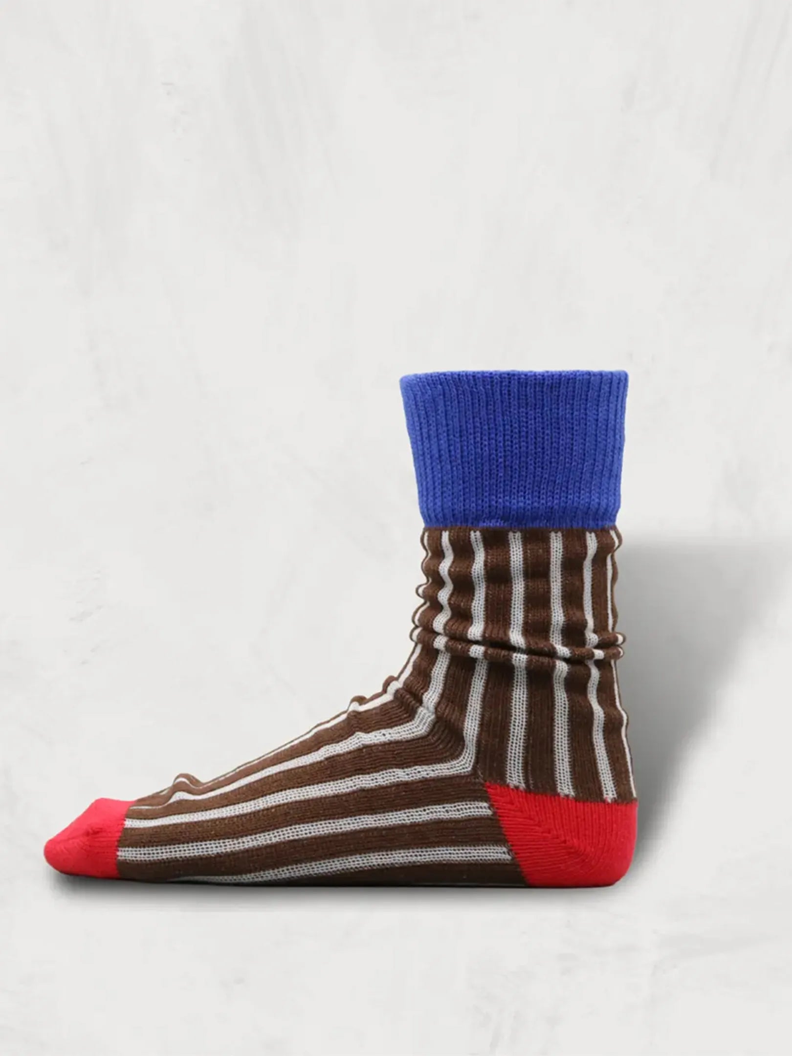 SHOWATABÉ  "Cotton Needle-Out Socks | Stripes(4colors)"