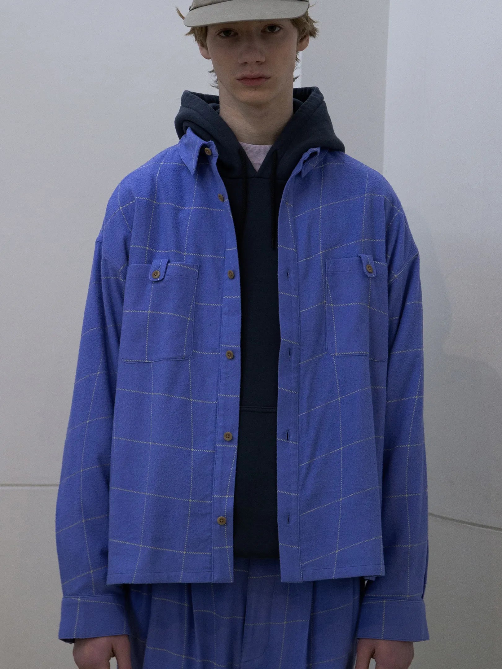 wonderland  "Broken Check Shirt"