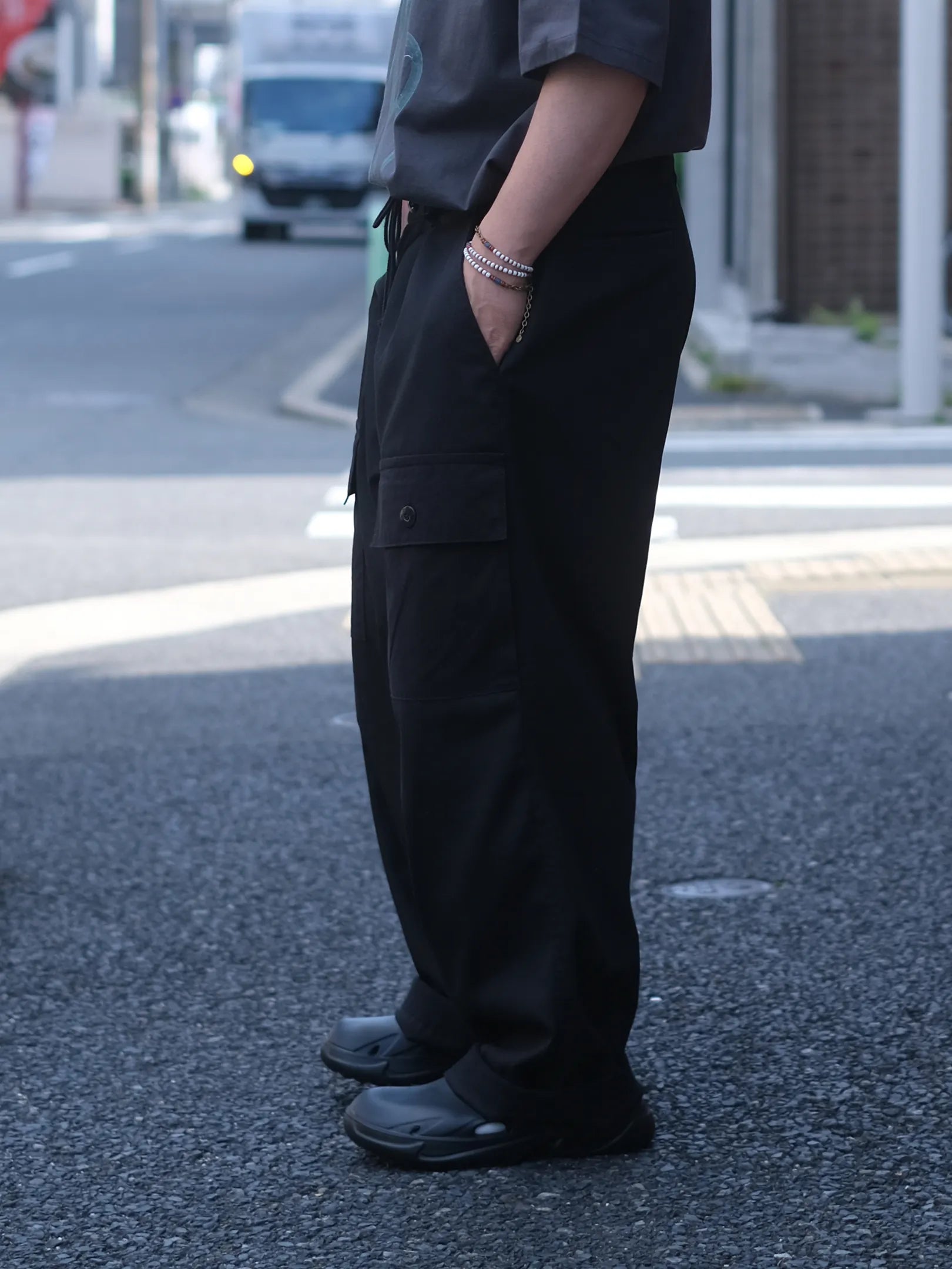 ARTE POVERA "Portex Punch 2-pleat Pants"