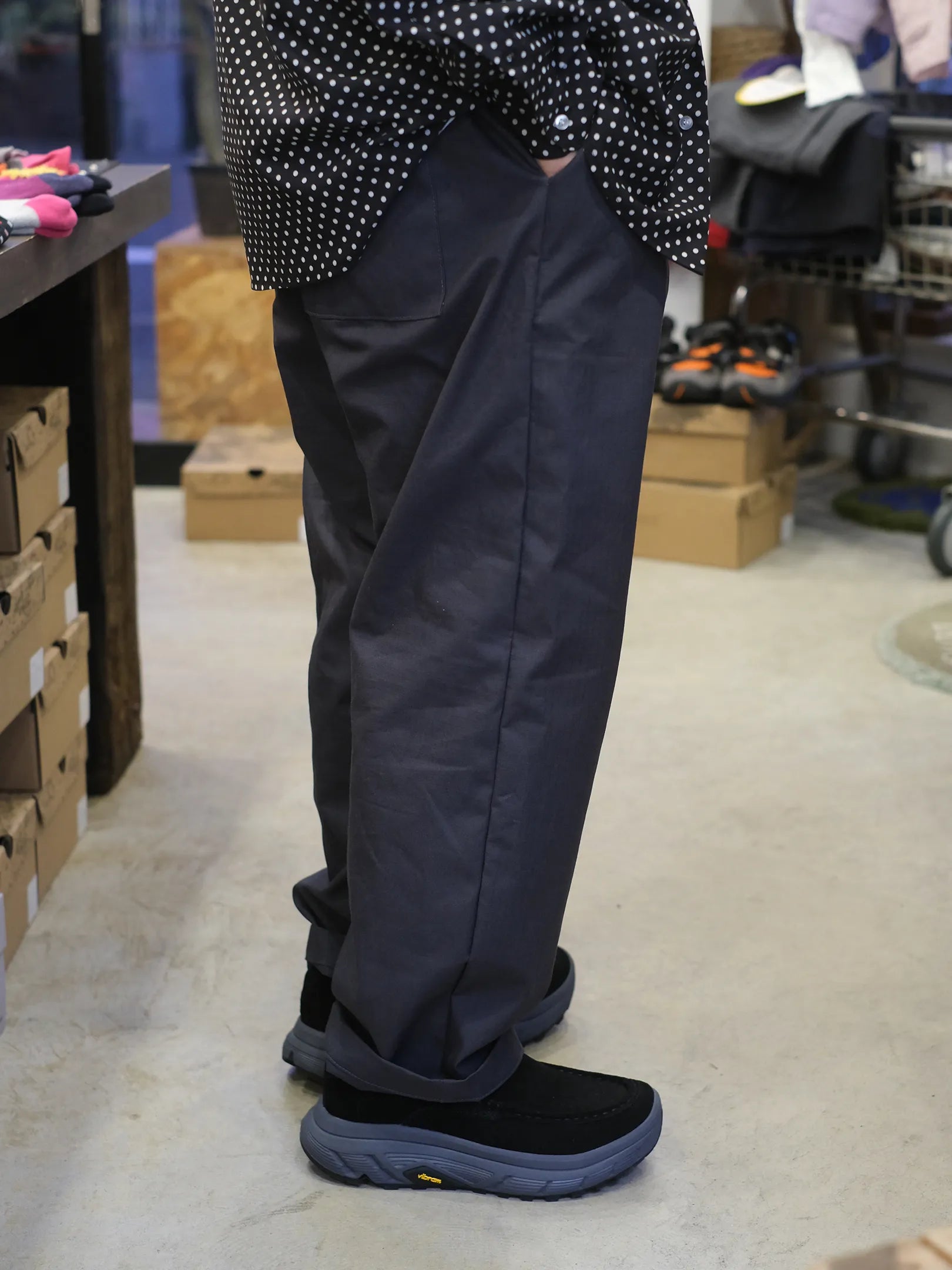 ★受注受付スタート★MADE BY PANICO "PANICO PANTS(GRAY RIPSTOP)"