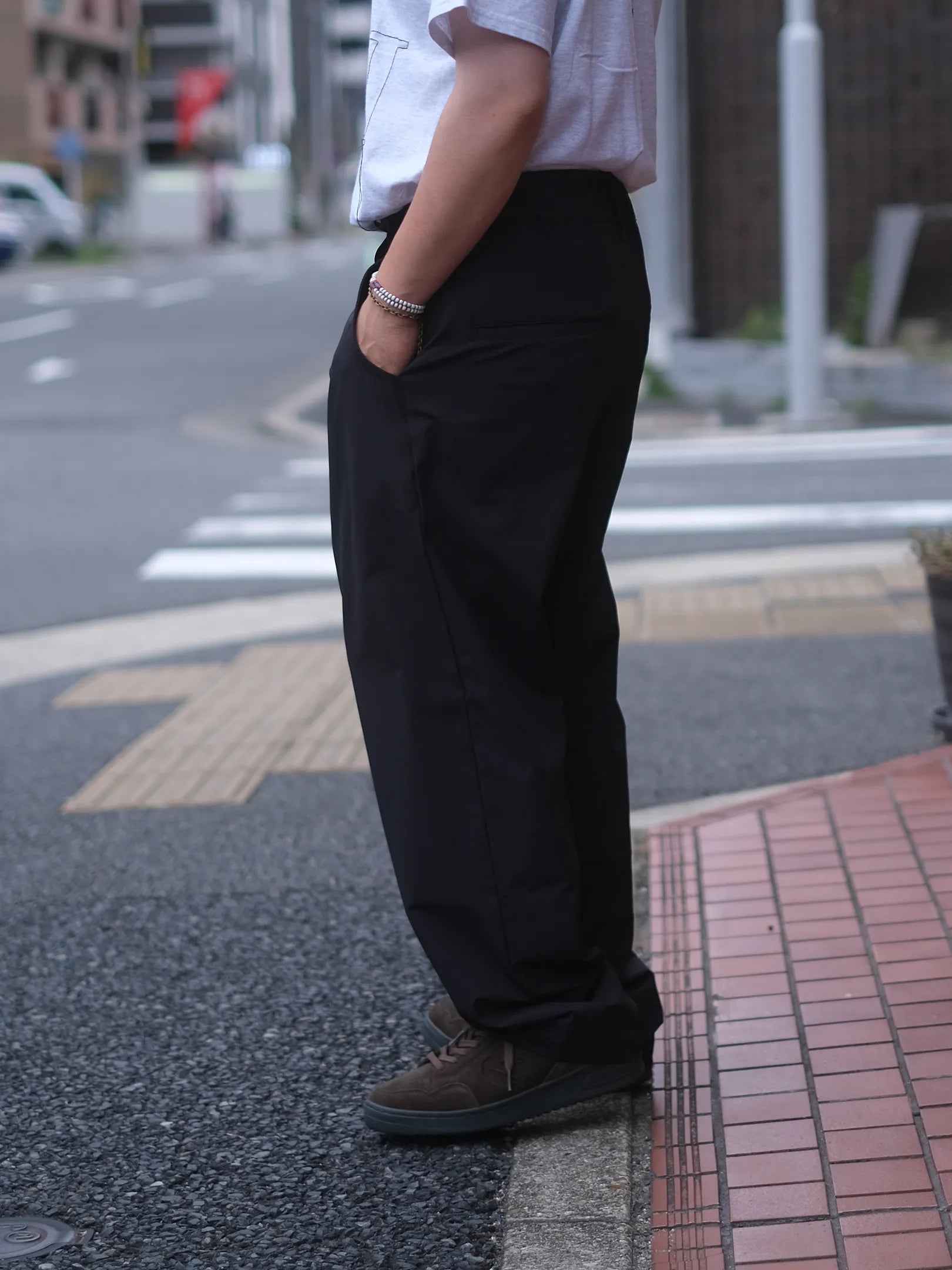FAKIE STANCE　"D-40 Nylon Stretch BLK"