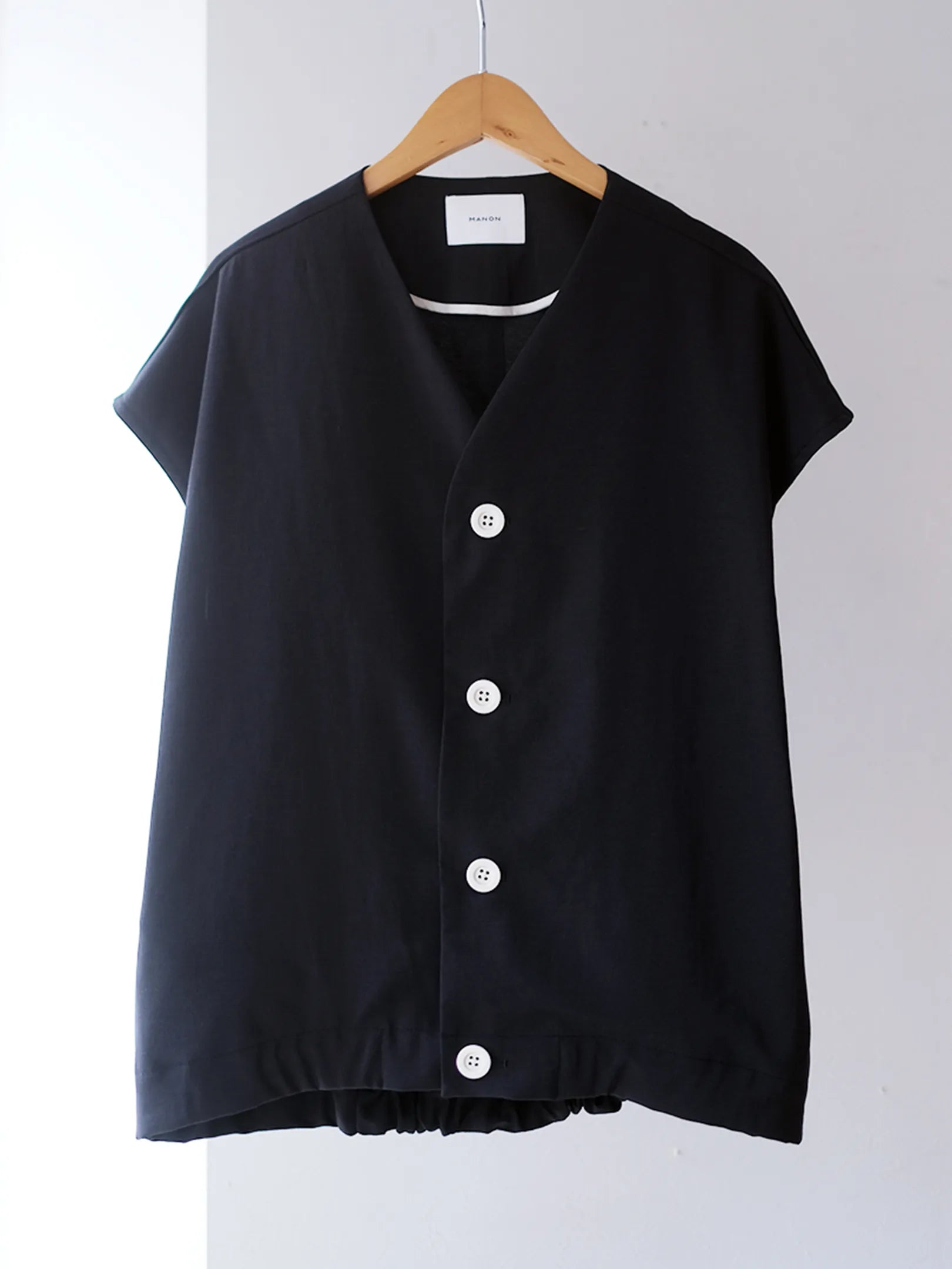 manon "TAFFETA OVER VEST"(2colors)