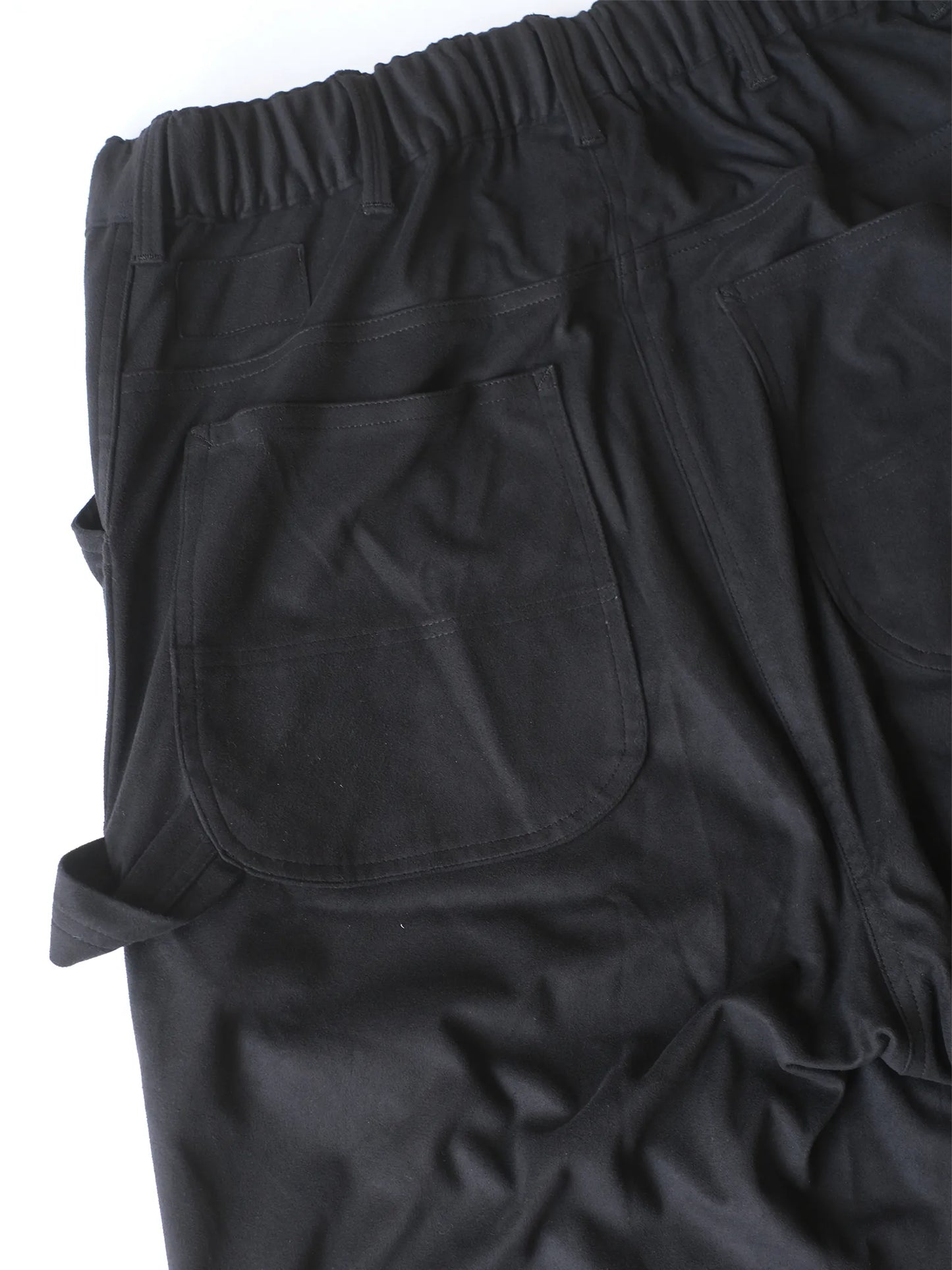 THE SUNNY "TECH SUEDE PAINTER PANTS / BLACK"