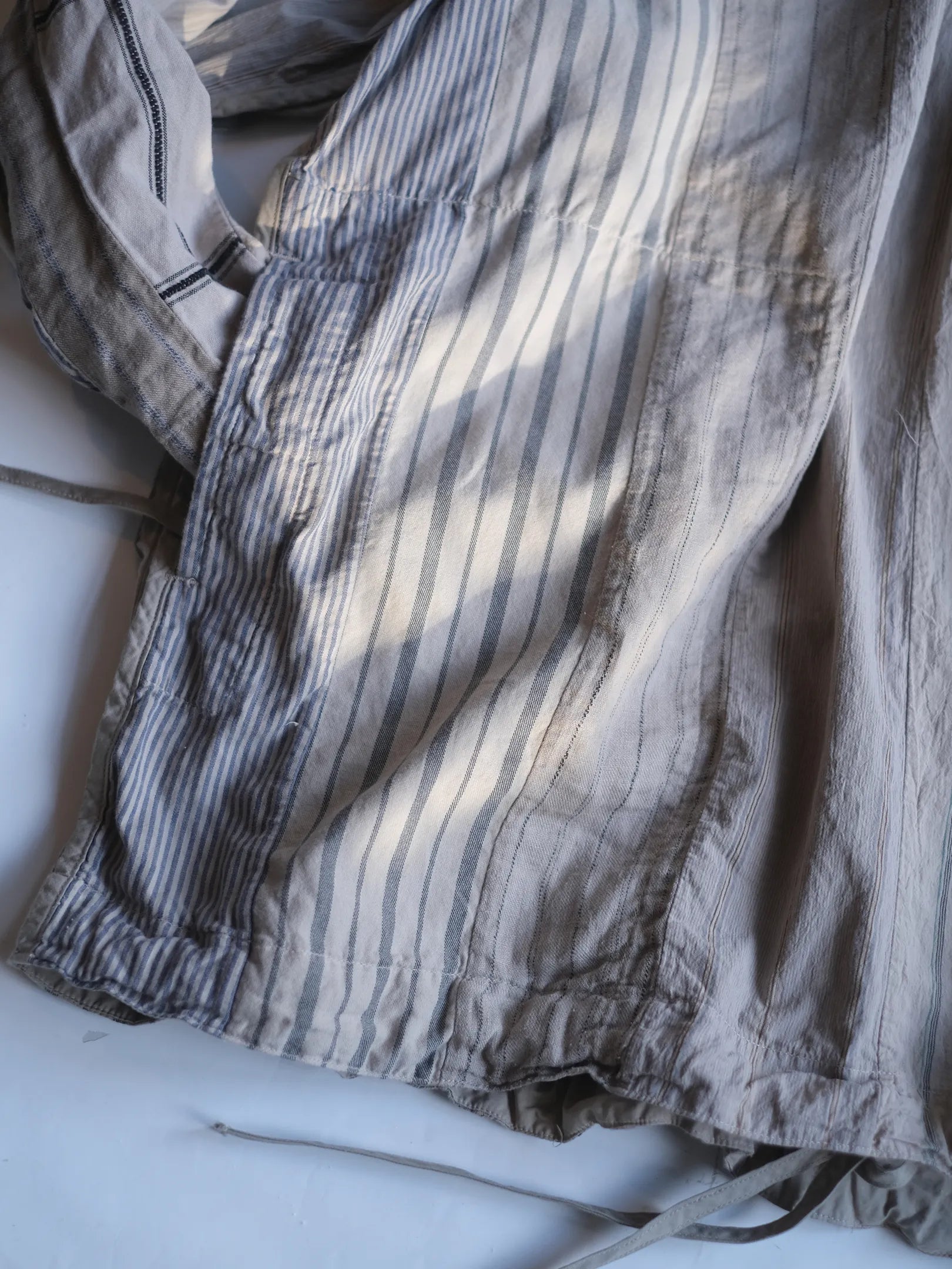 ARTE POVERA "ストライプMIXMIX フードSH"