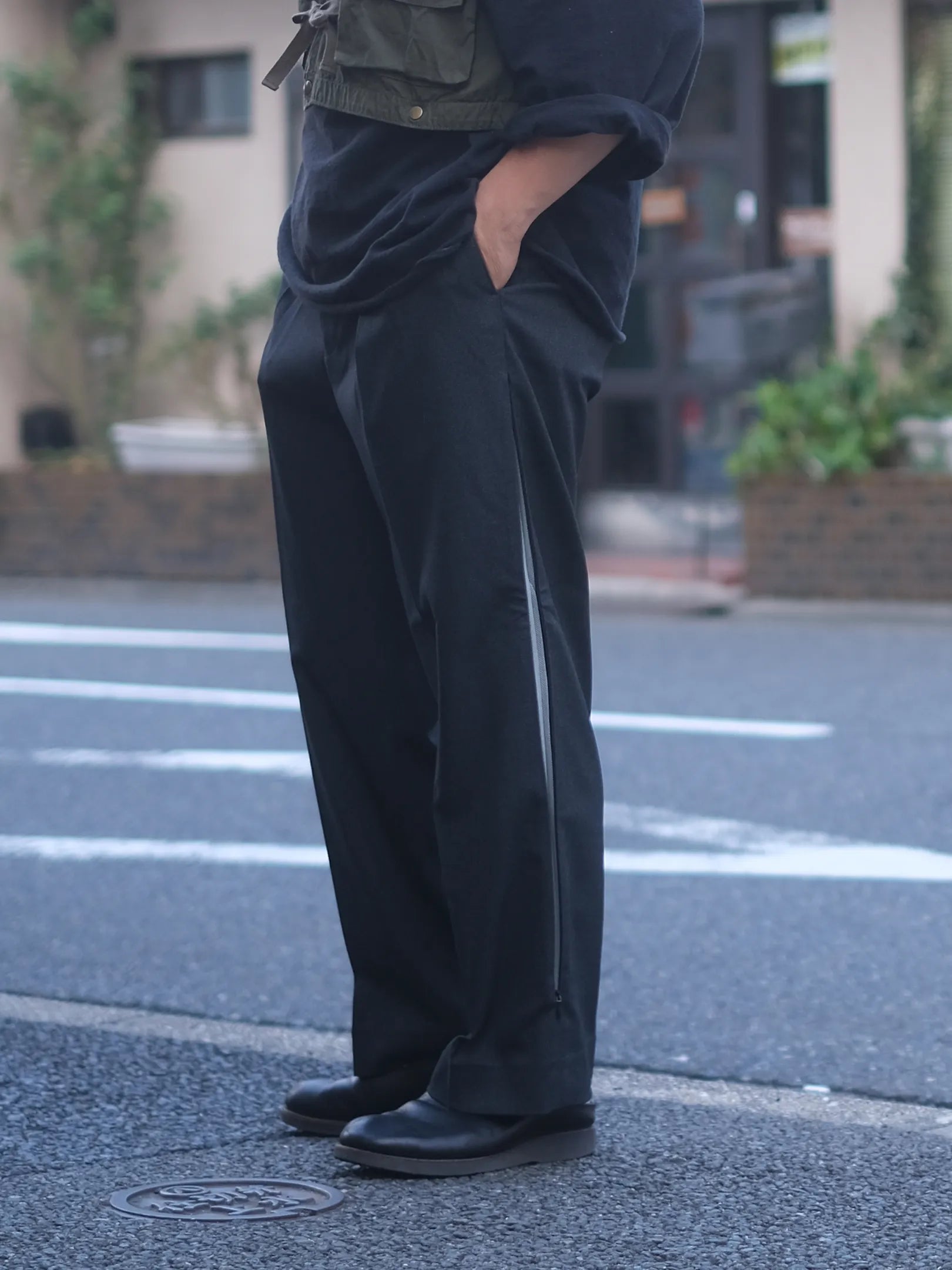 8/22 12~  SEDAN ALL-PURPOSE "Ventilation Wide Slacks(2colors)"
