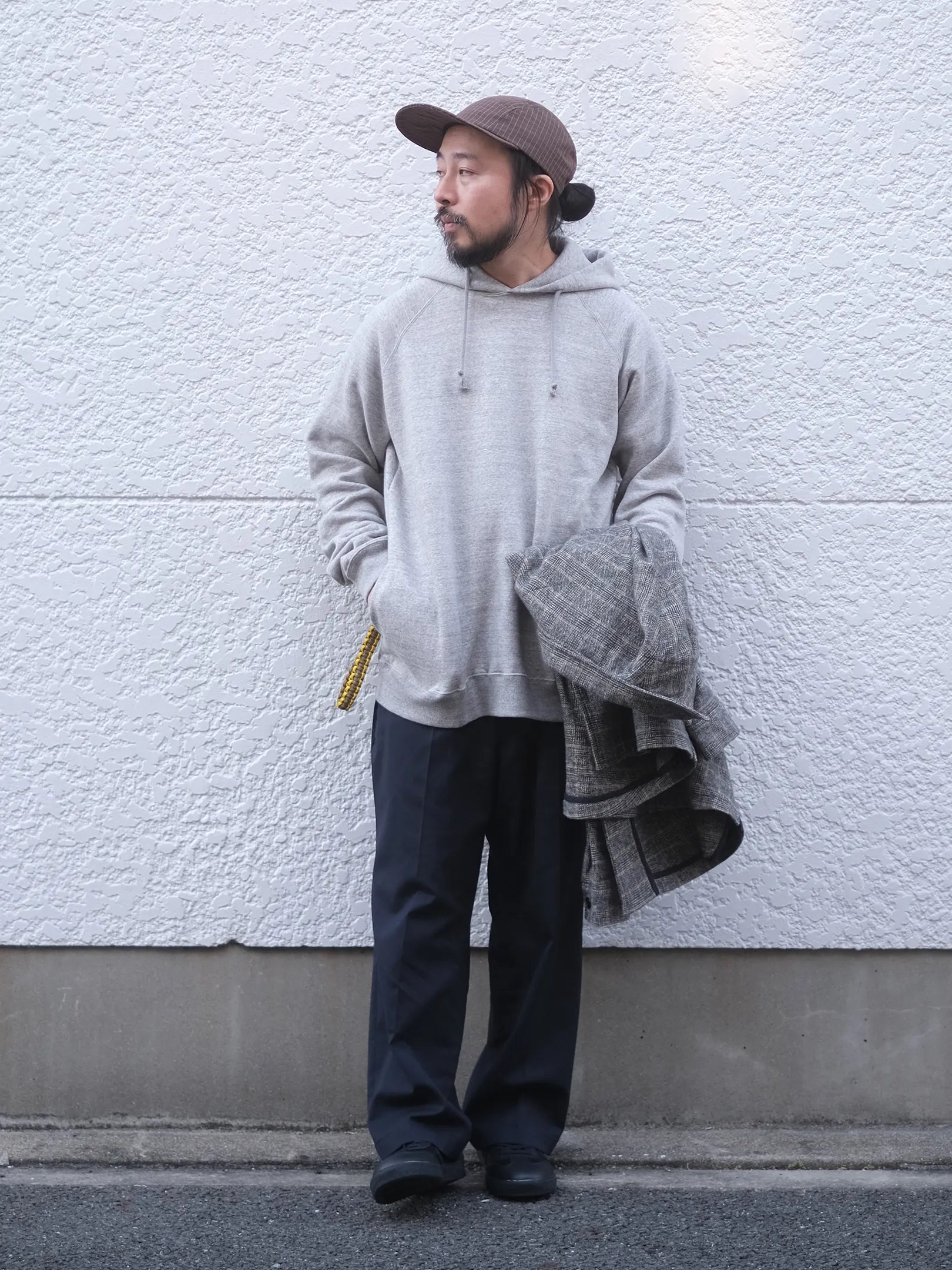 maillot  "soft warm sweat pull parka(2colors)"