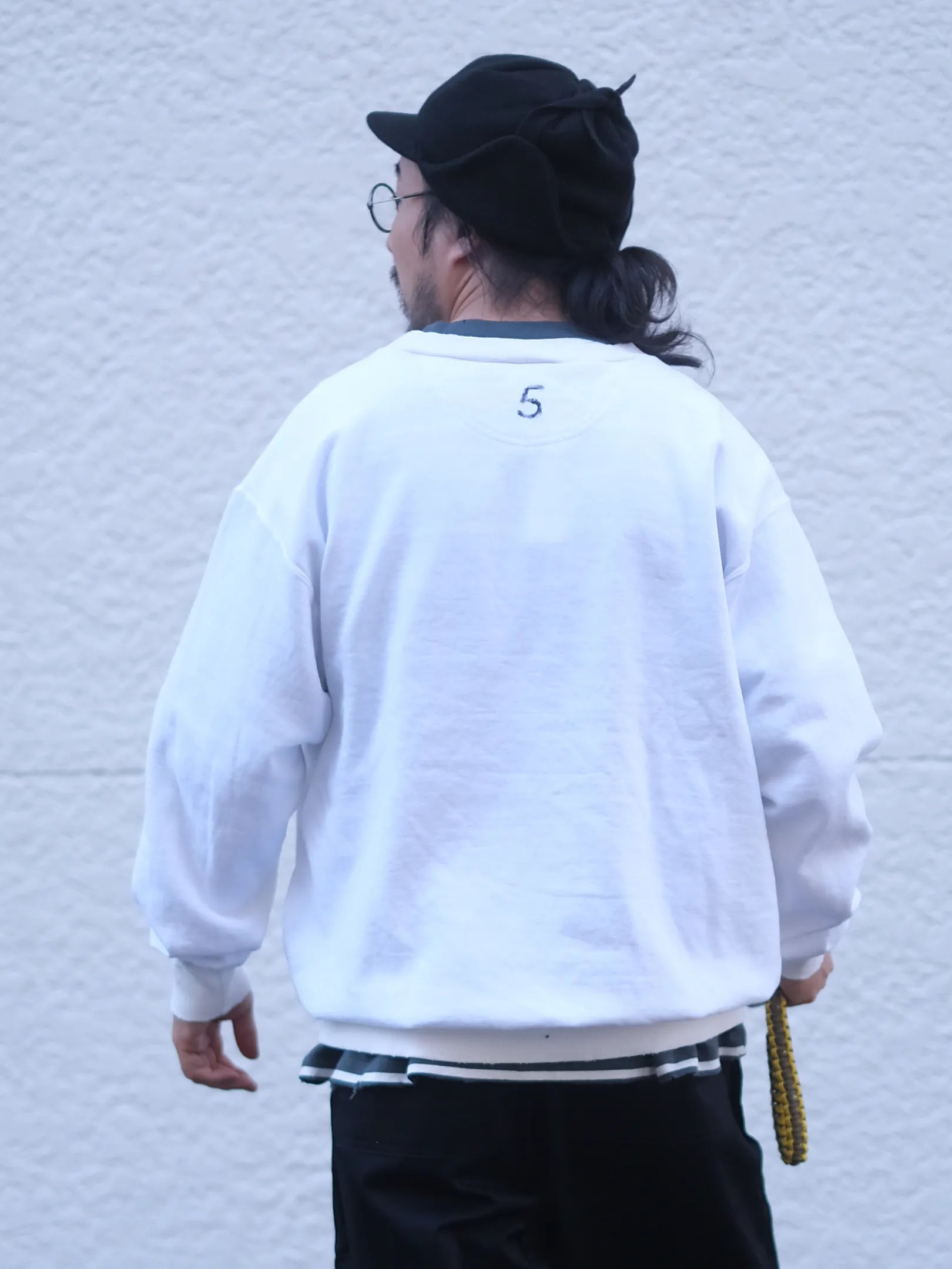 ARTE POVERA "A.P 10YEARS DAMEGED SWEAT (2colors)"