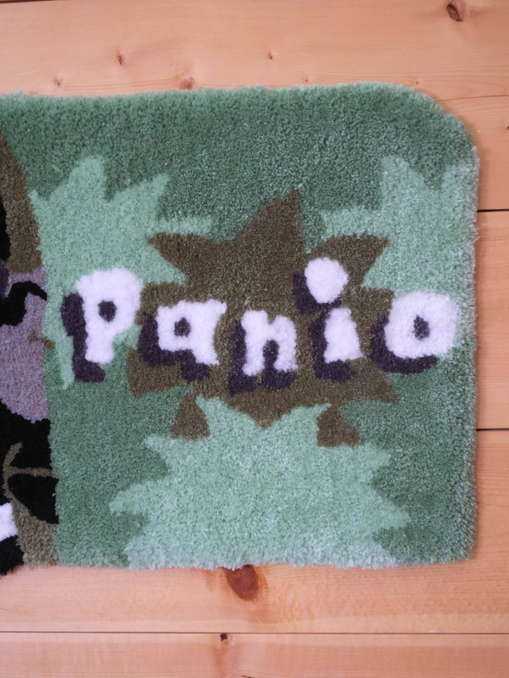 ◎受注生産◎ONIRAKU × PANIRUG "DIM OPEN THE DOOR  RUG"