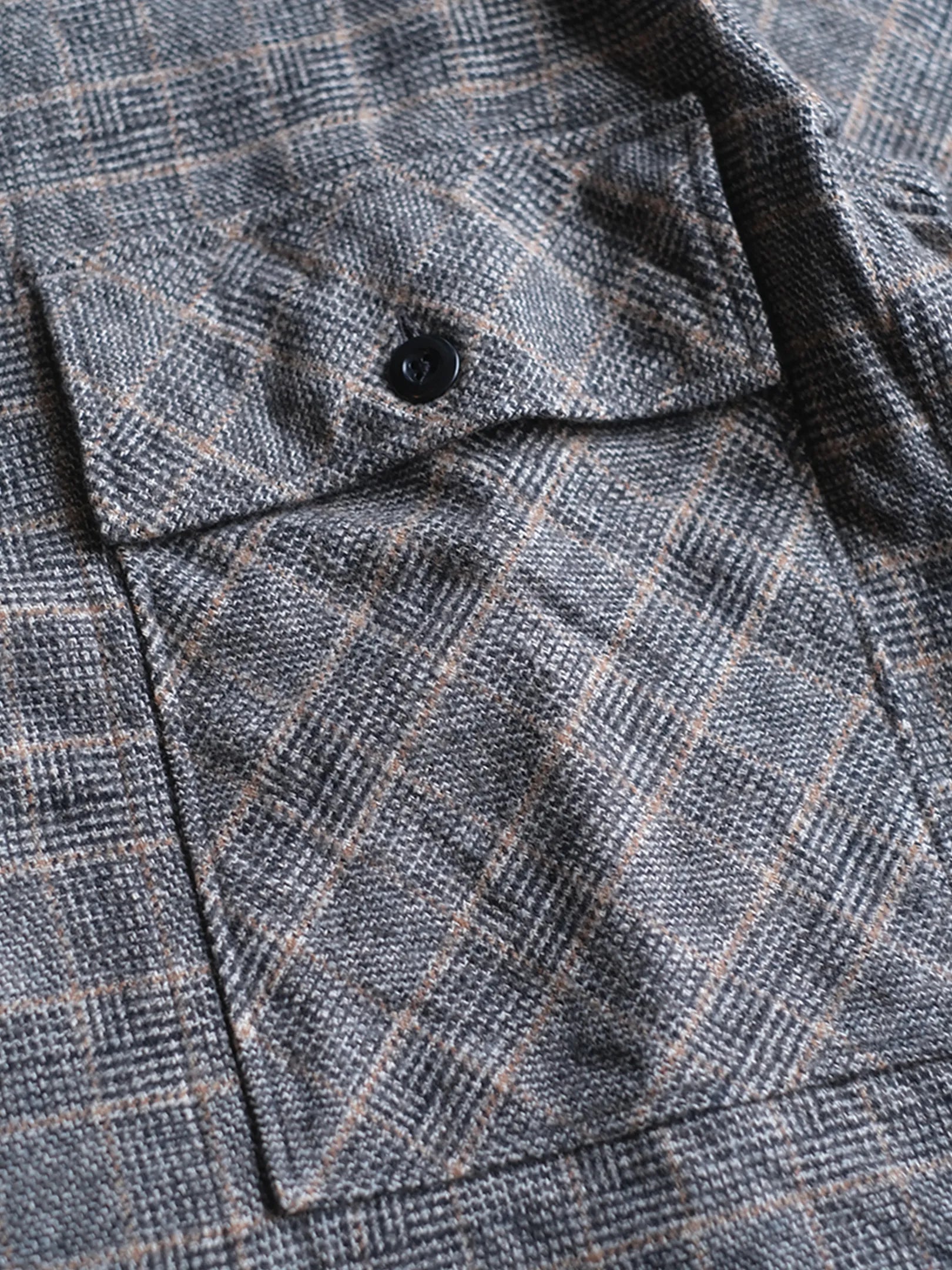 maillot "Tweedy Cotton Check Shirt Jacket"