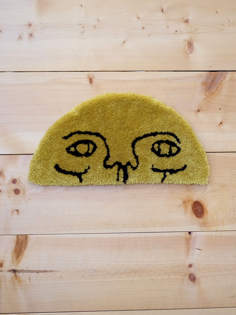 ◎一点ものです。◎ PANIRUG "FACEMAN  RUG"