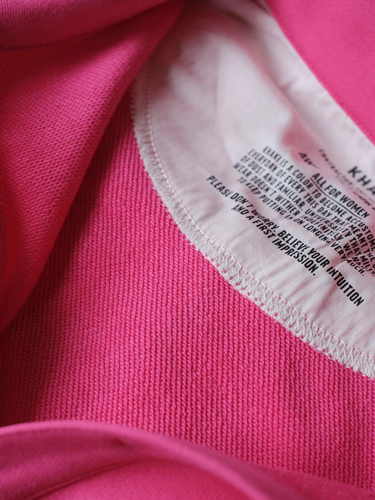 Kha:ki "SWEAT POLO PULLOVER  (2colors)"