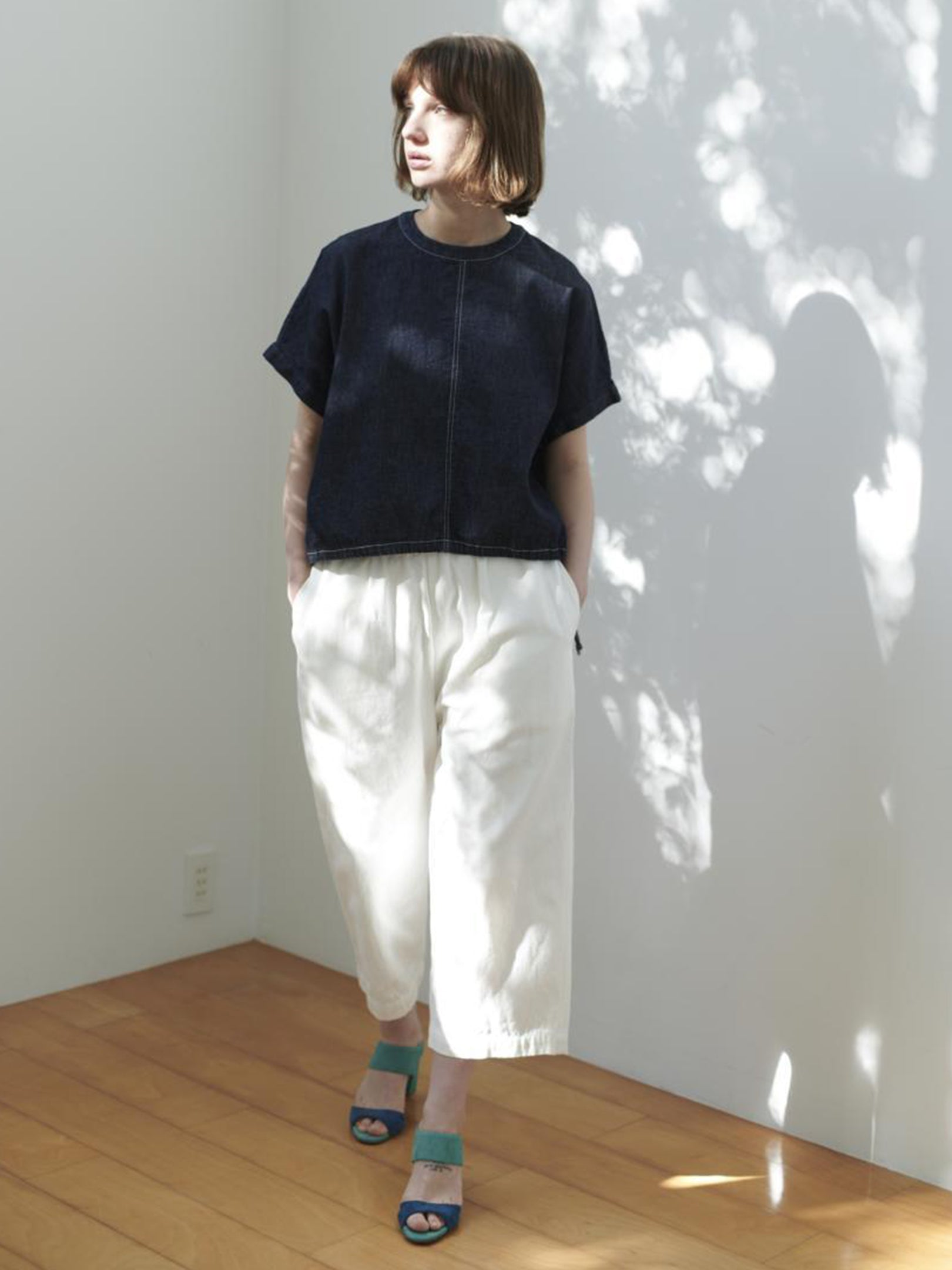 manon "DENIM SPINDLE BOX SHT"