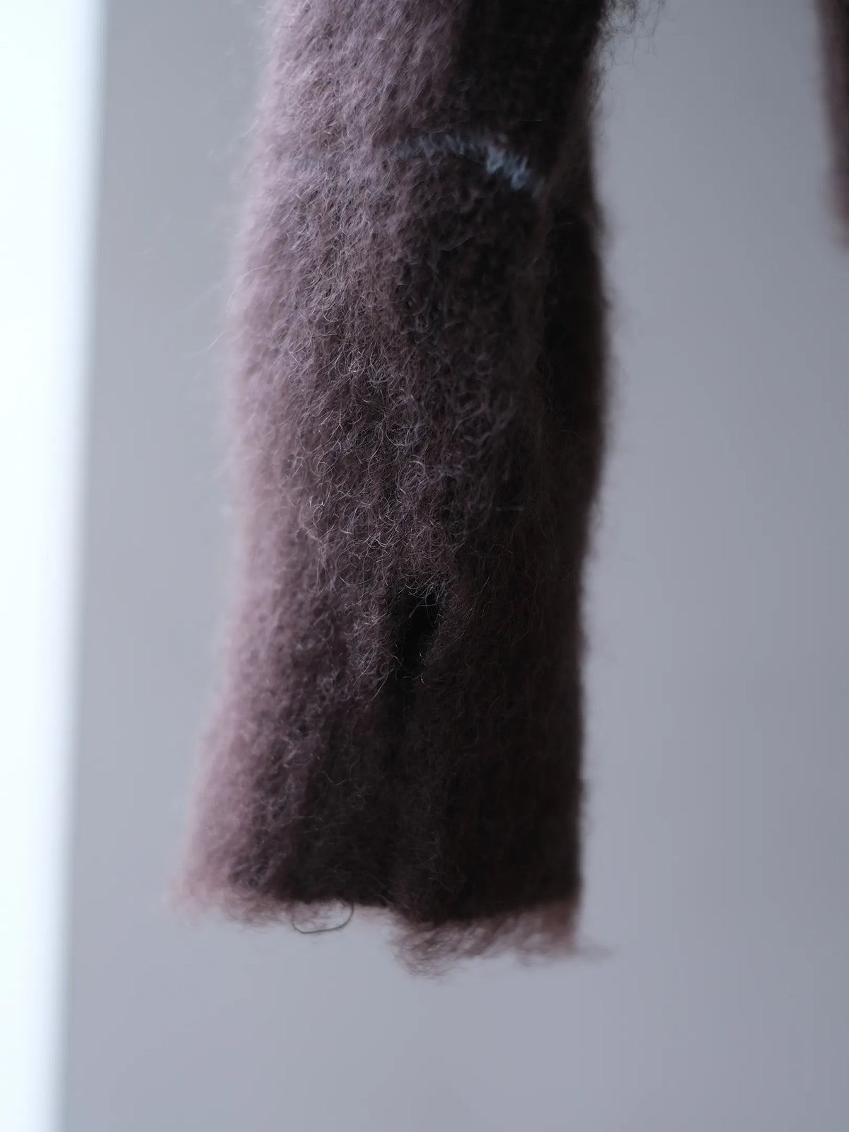 THE SUNNY "MOHAIR BOARDER CARDIGAN(BROWN)"