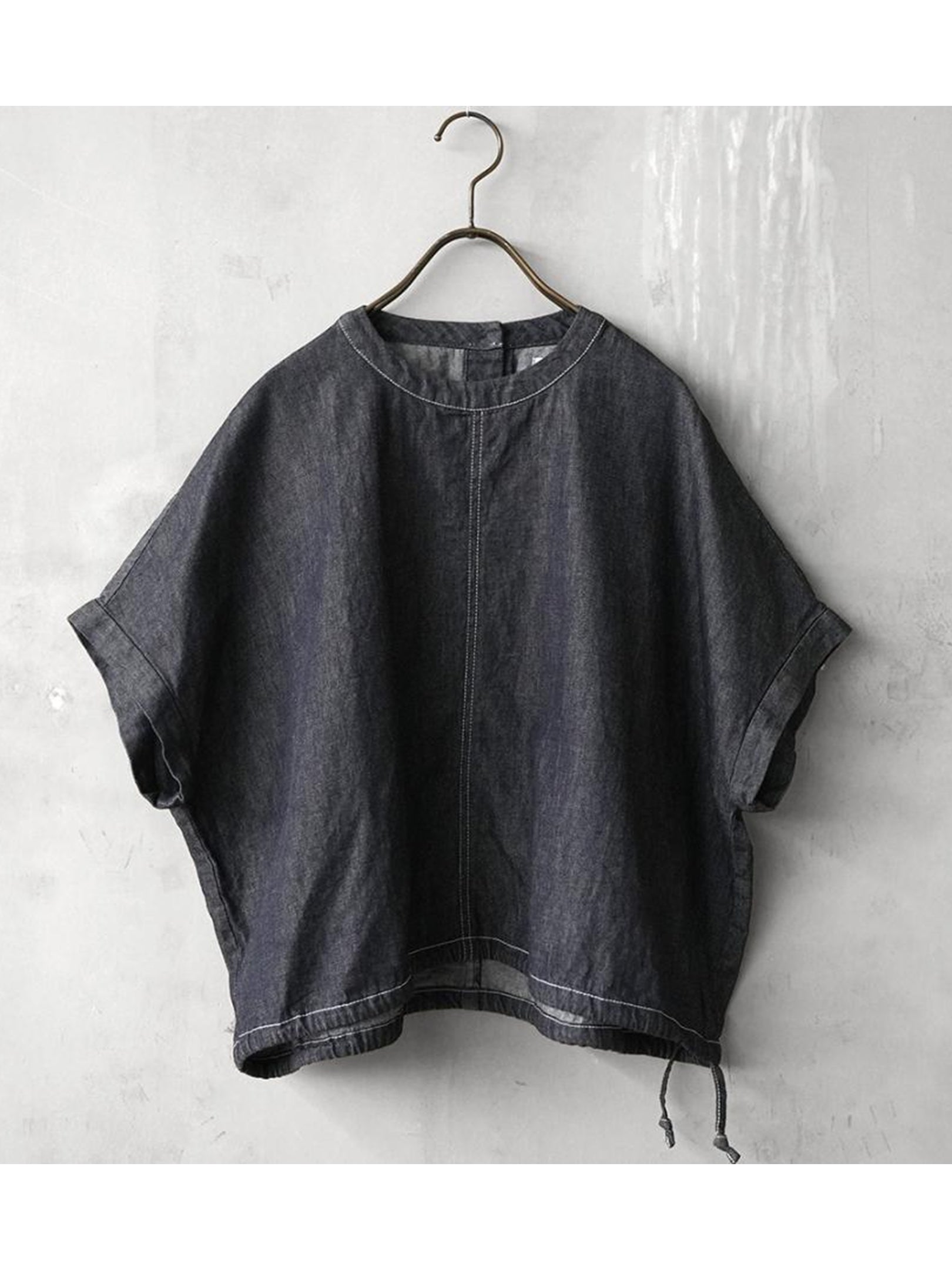 manon "DENIM SPINDLE BOX SHT"