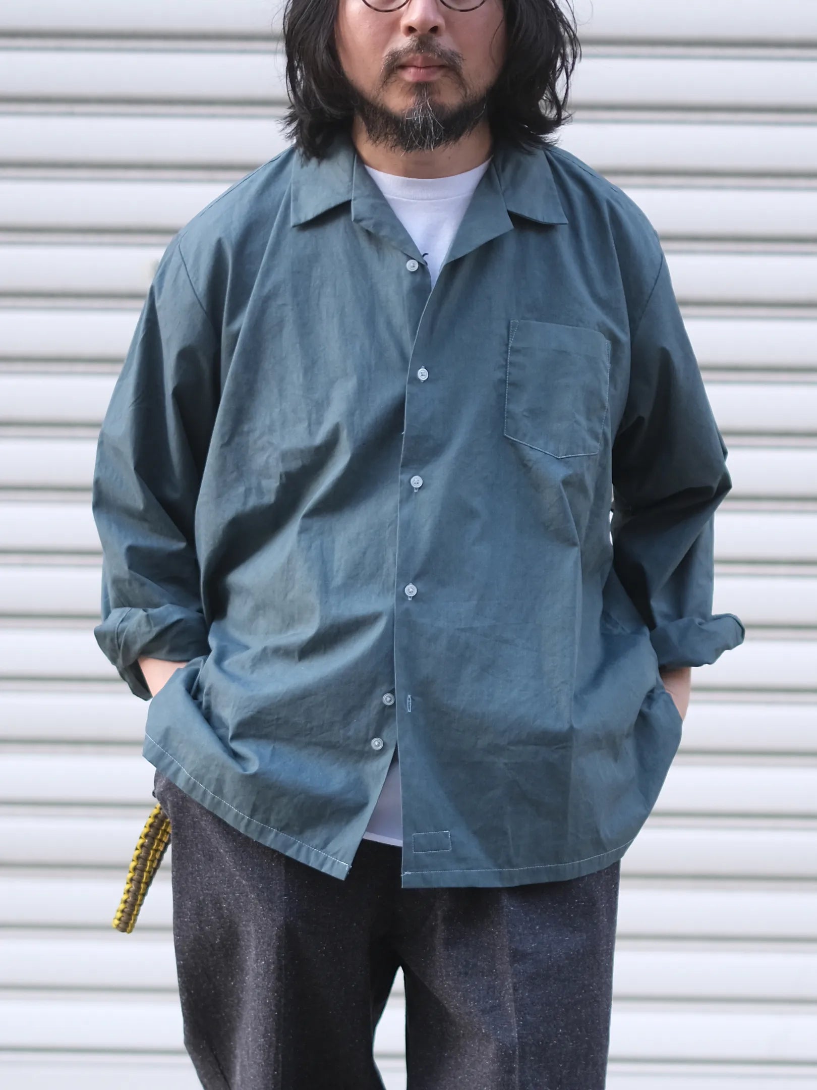 BULIDING "SCHOOL UNIFORM SHIRTS LS(2colors)"