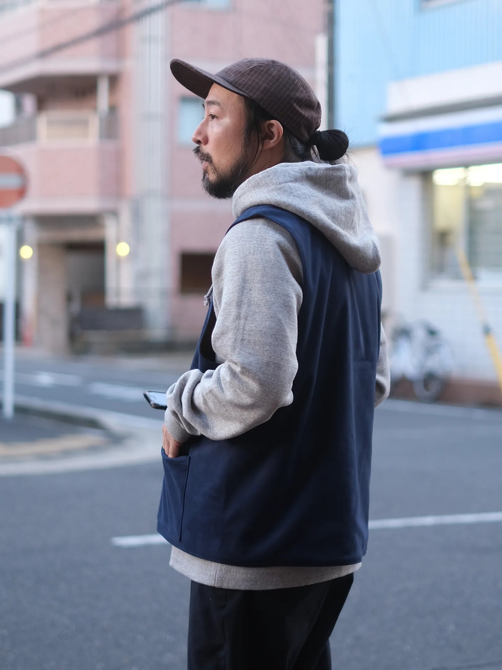 THE SUNNY "TECH SUEDE VEST(2colors)"