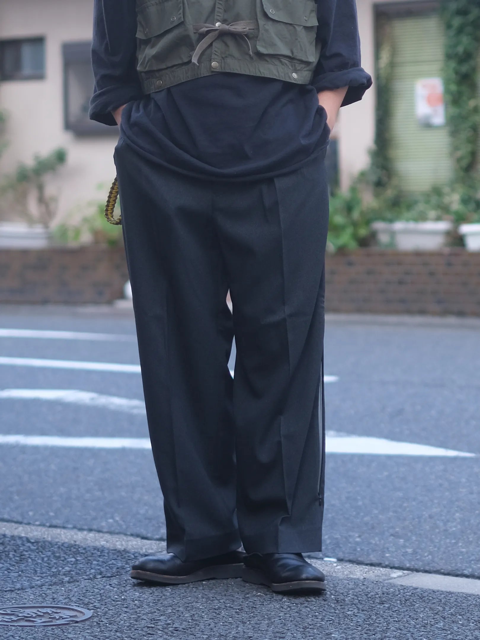 8/22 12~  SEDAN ALL-PURPOSE "Ventilation Wide Slacks(2colors)"