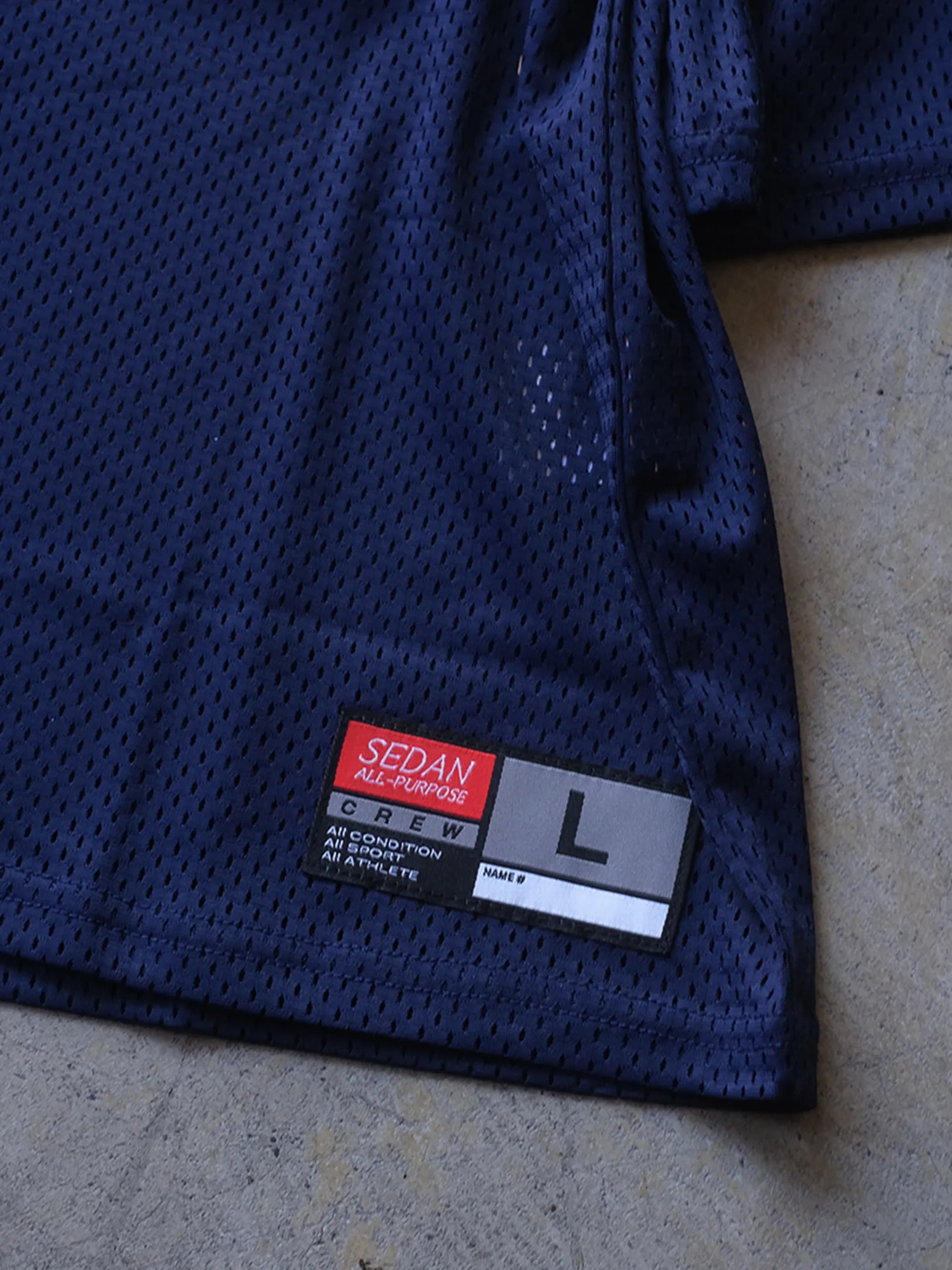 SEDAN ALL-PURPOSE "Mesh Football Tee"