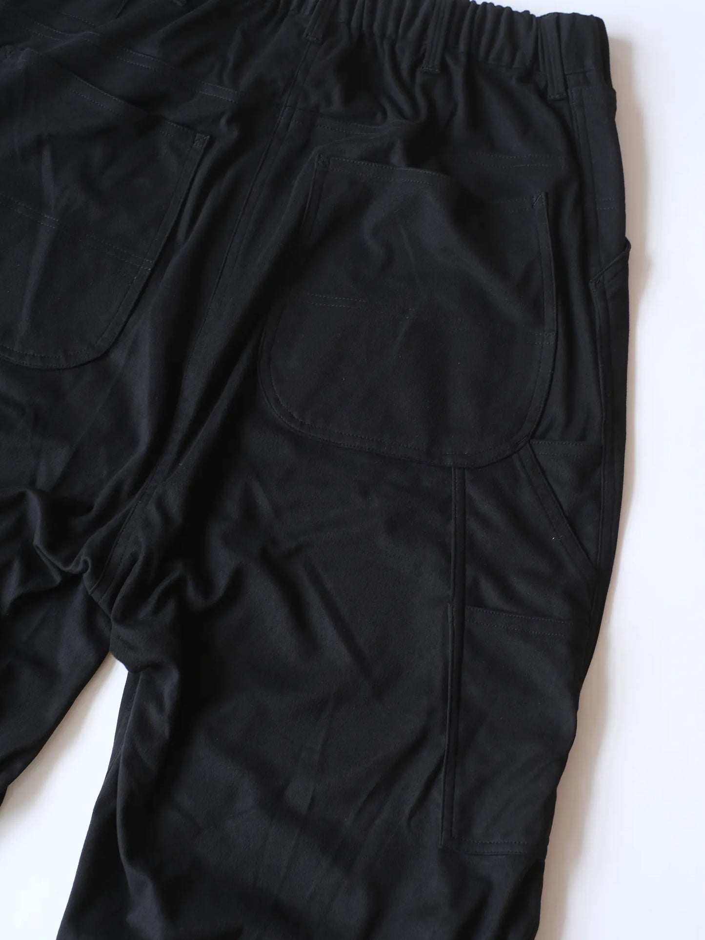 THE SUNNY "TECH SUEDE PAINTER PANTS / BLACK"